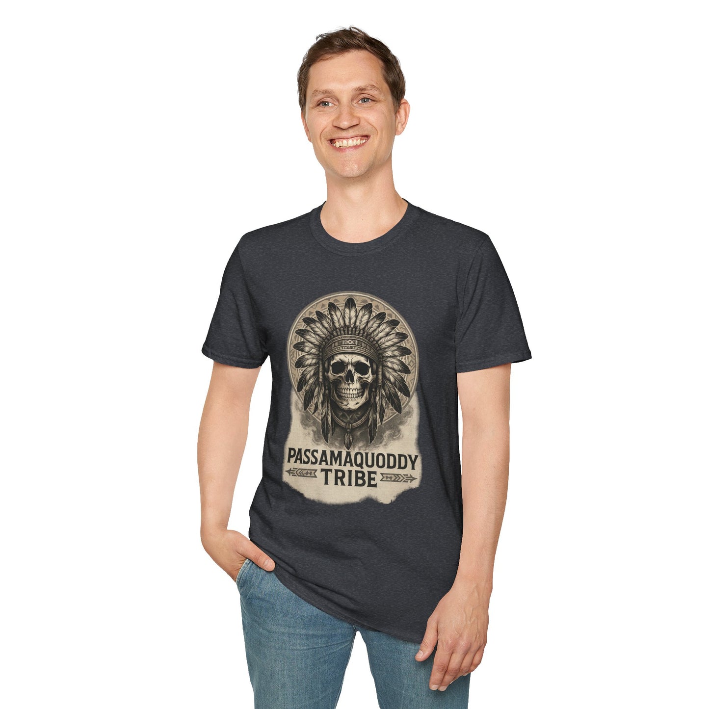 Tribal Graphic T-Shirt - Passamaquoddy Tribe Design9, Gift for Adventurers