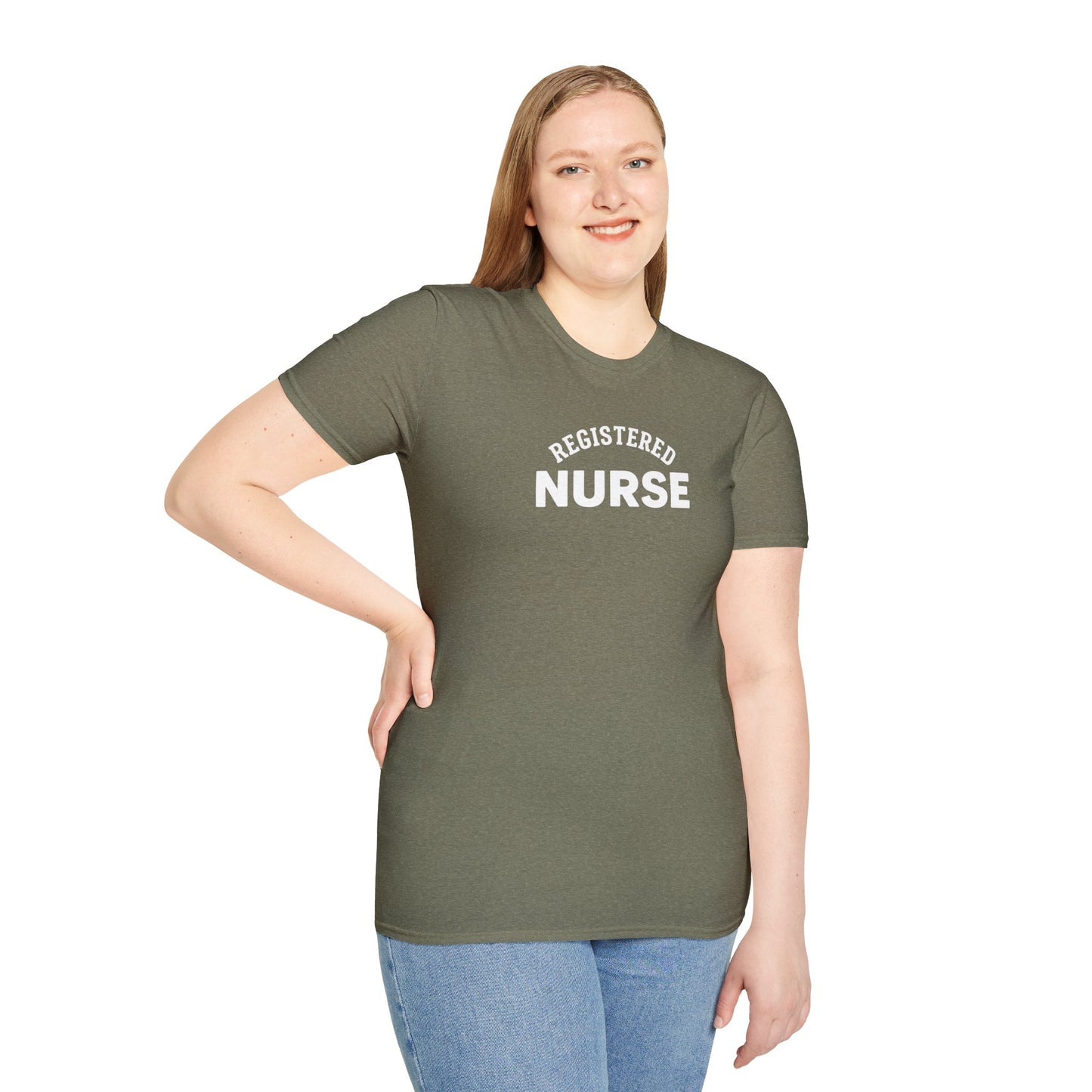 Faith Inspired Waymaker Registered Nurse Unisex Softstyle T-Shirt