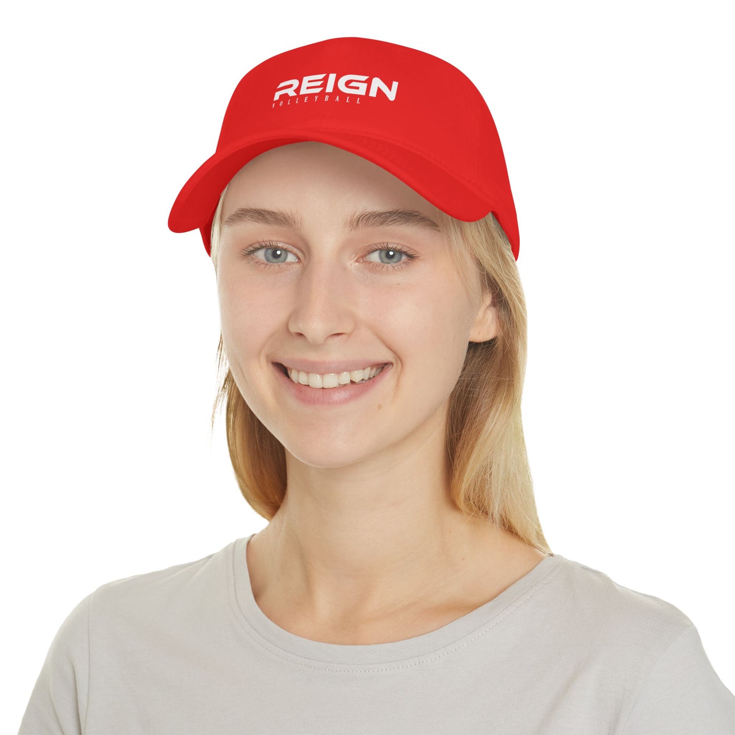 Volleyball Team Low Profile Customizable Baseball Cap - REIGN Design