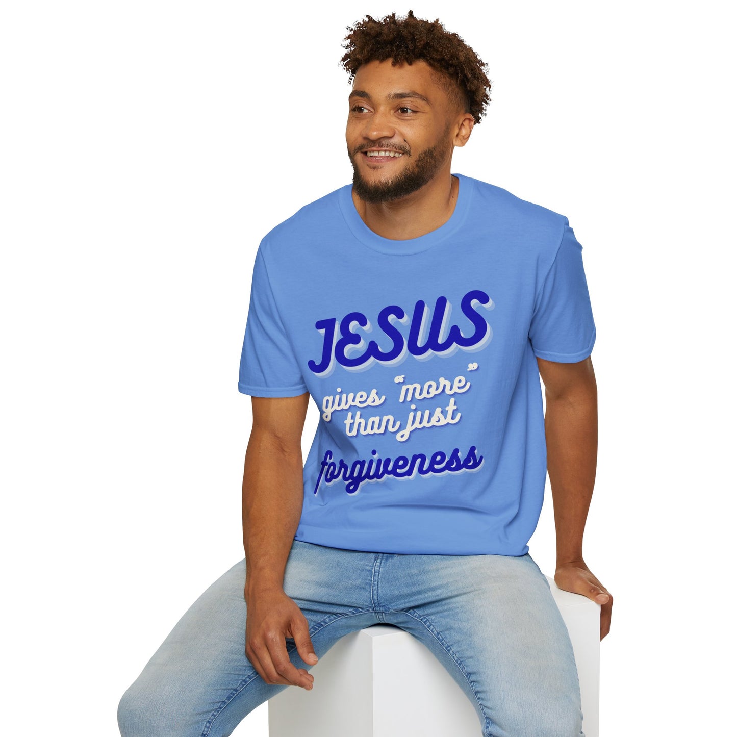 Faith Inspired Jesus Unisex T-Shirt - JESUS gives more than just forgiveness