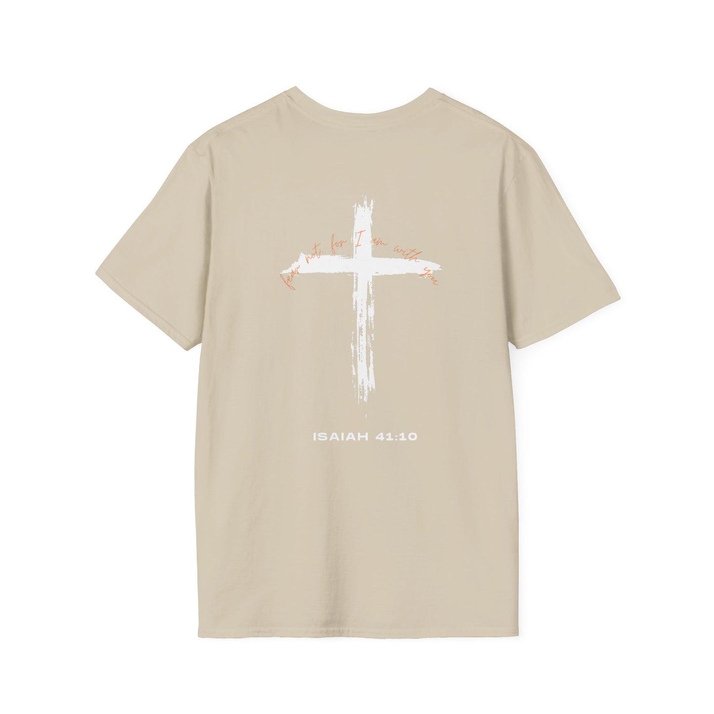 Faith-Inspired T-Shirt with Isaiah 41:10 Design - Customizable