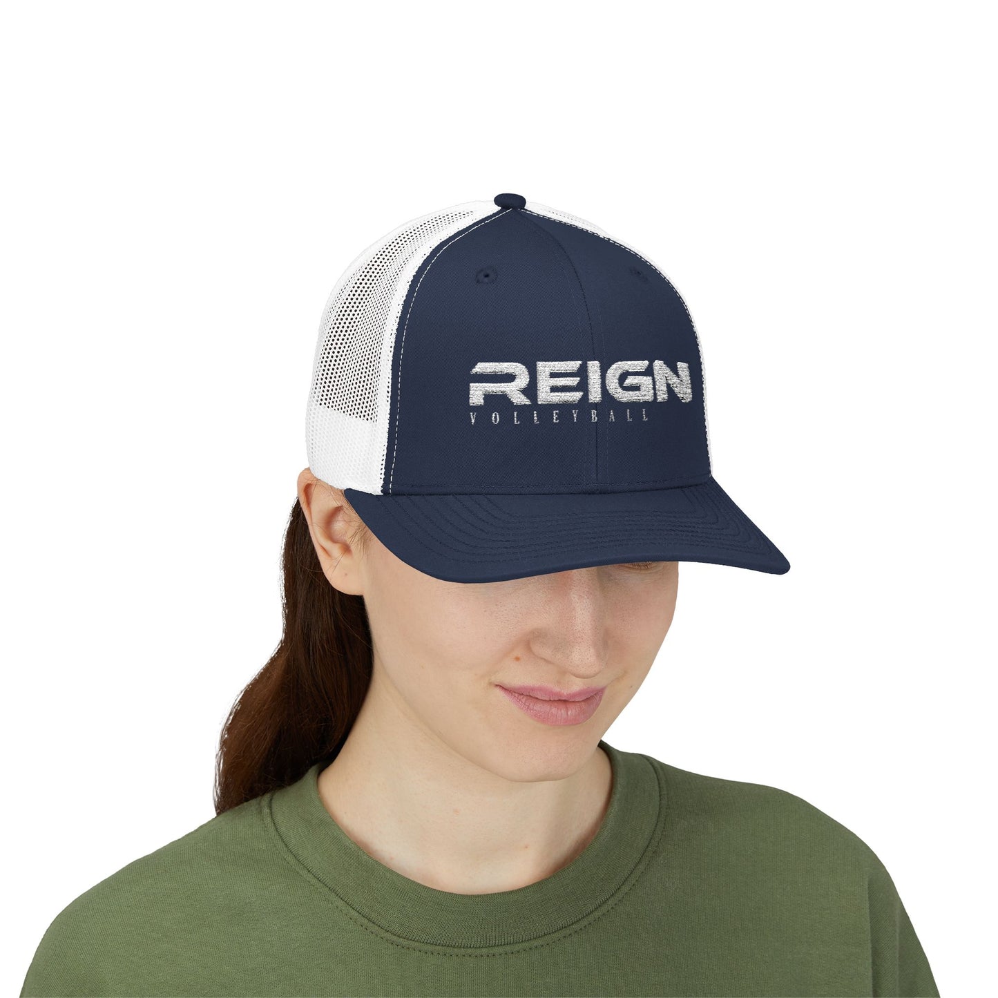 Reign Volleyball Design Stylish Snapback Cap for Volleyball Fans and Athletes
