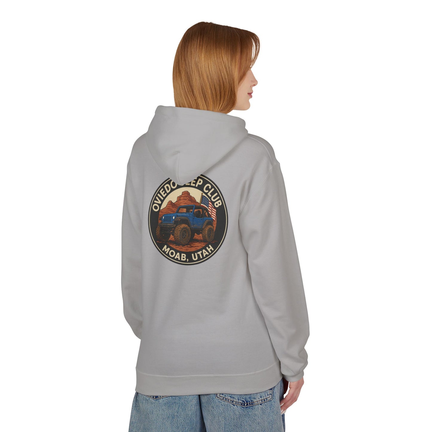 Oviedo Jeep Club Adventure Fleece Hoodie - Oviedo Jeep Club Outdoor Apparel for Jeep Lovers