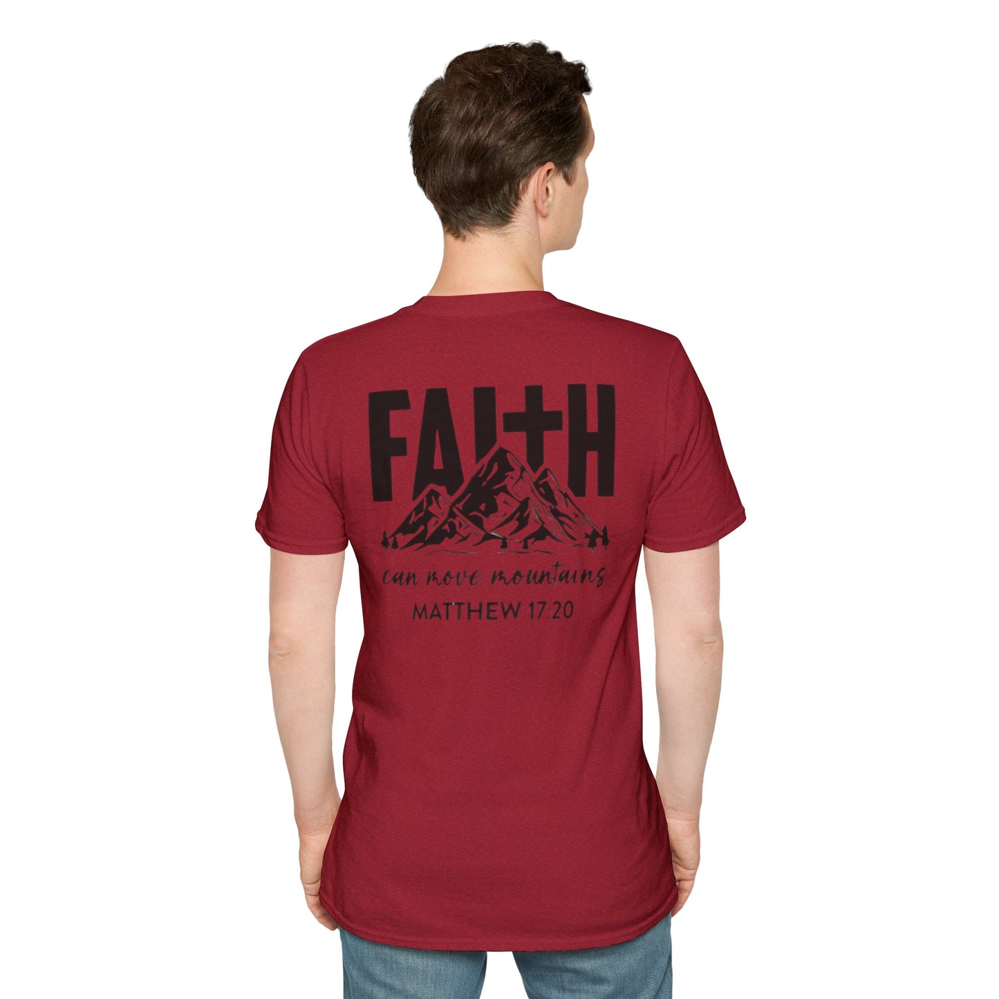 Faith-Inspired Unisex T-Shirt - Motivational Tee - Faith Can Move Mountains