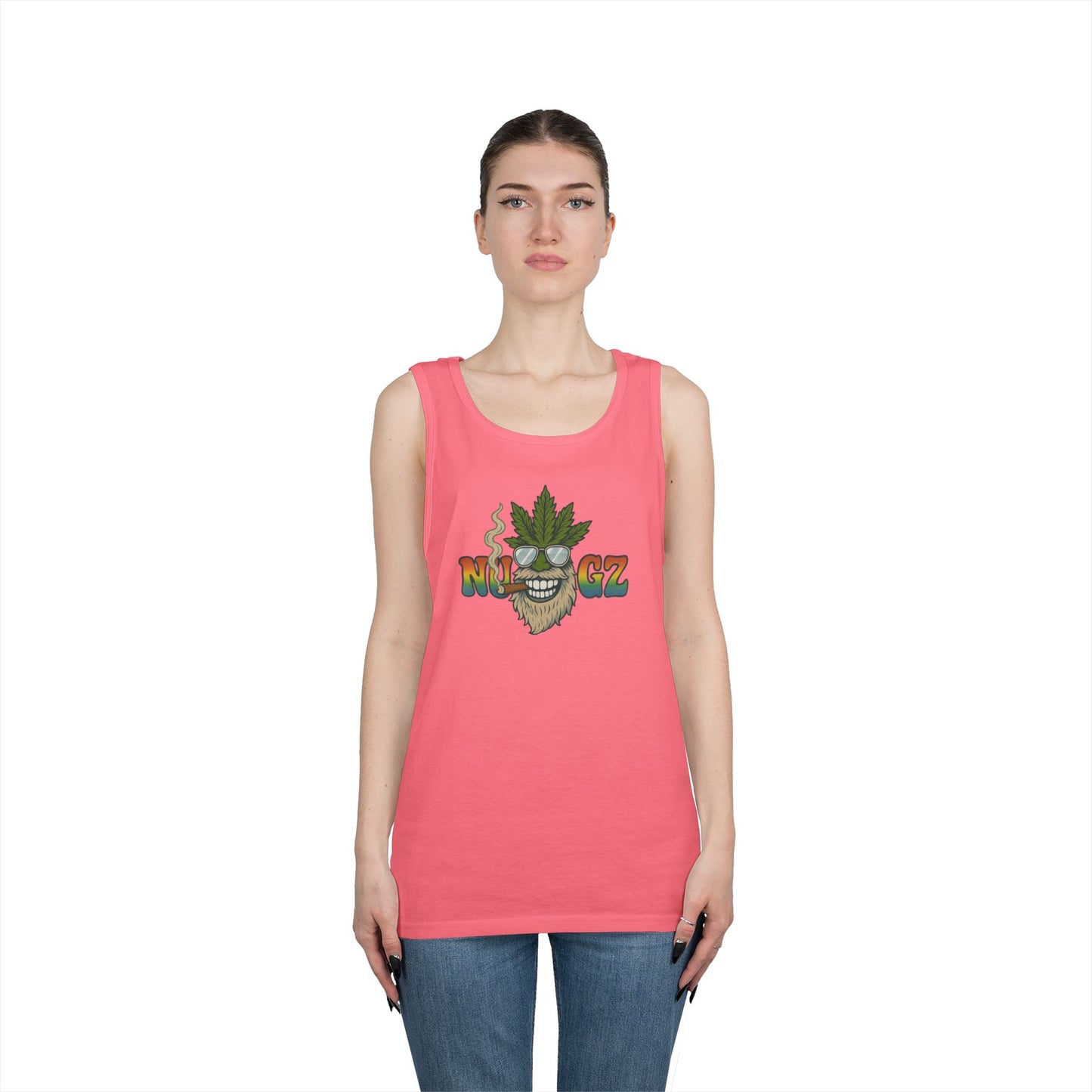 NUGZ Chill Vibes Tank Top | Retro Cannabis Design