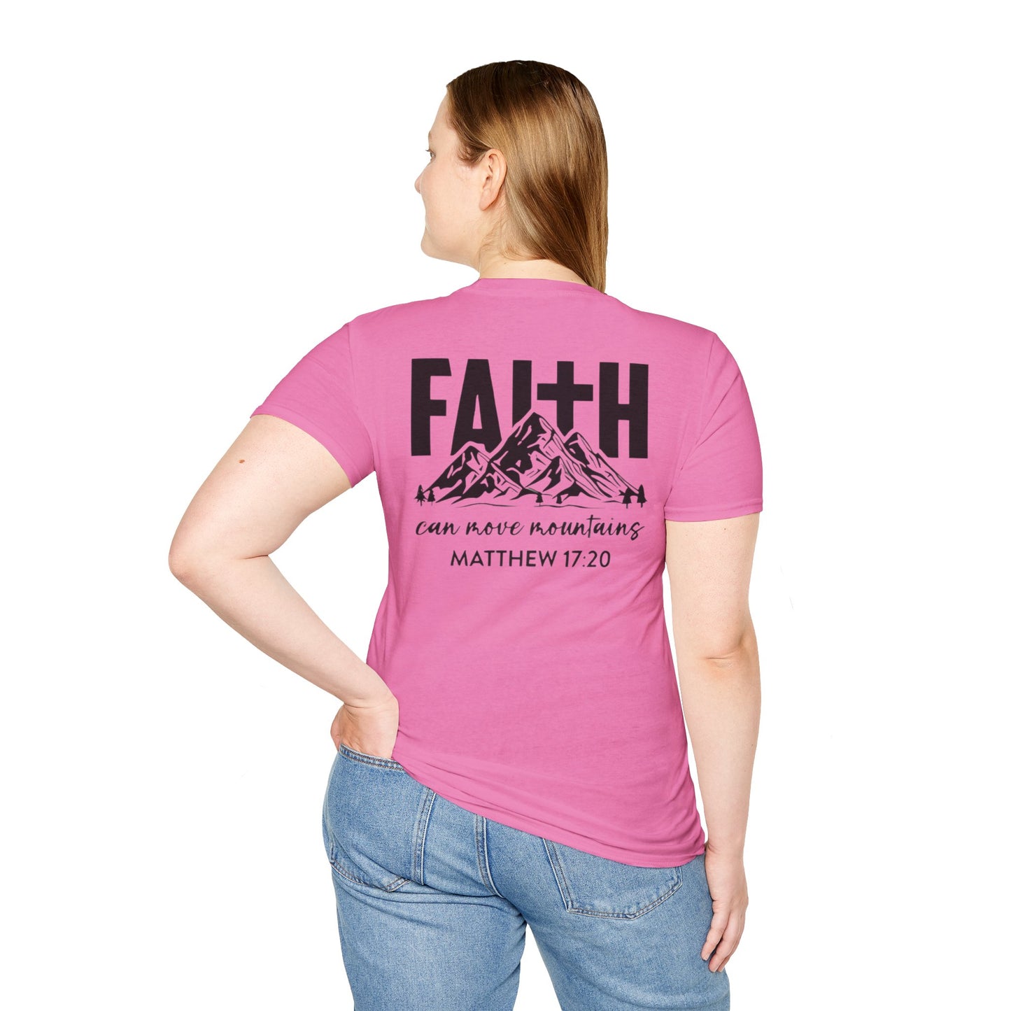 Faith-Inspired Unisex T-Shirt - Motivational Tee - Faith Can Move Mountains