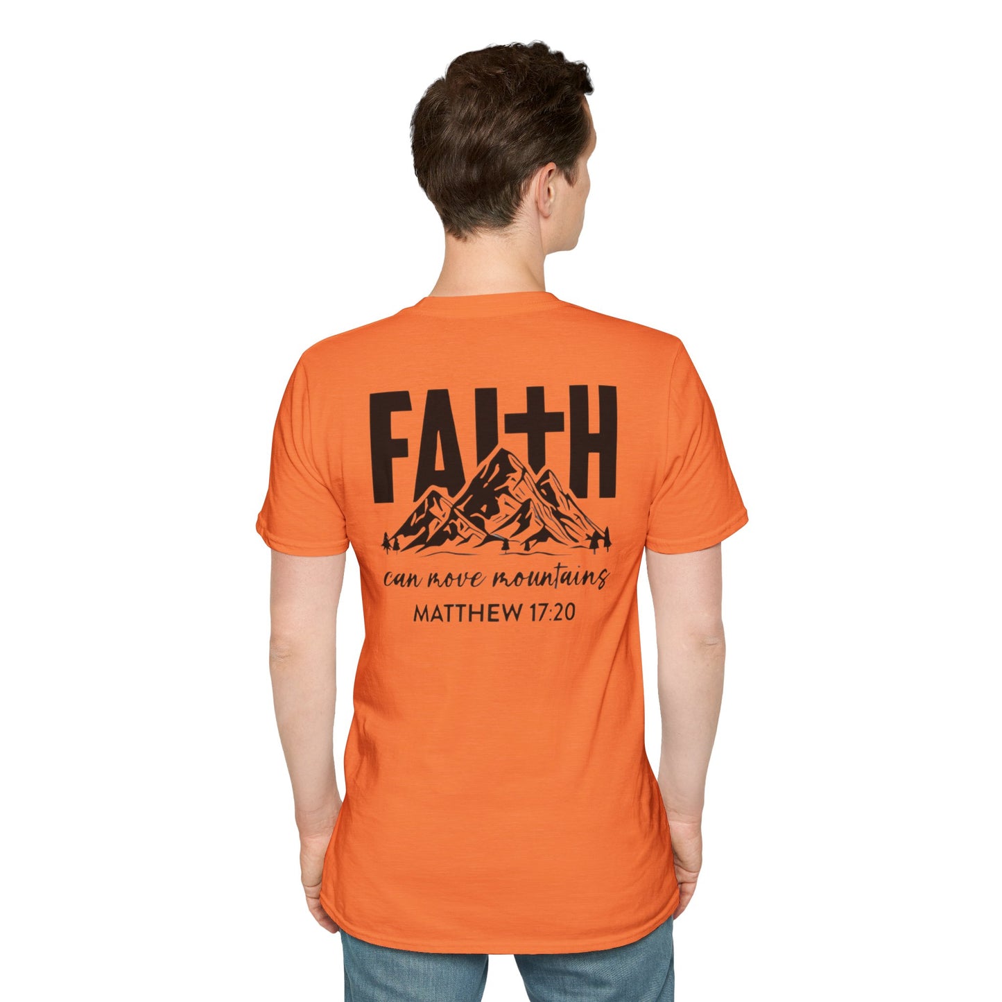 Faith-Inspired Unisex T-Shirt - Motivational Tee - Faith Can Move Mountains