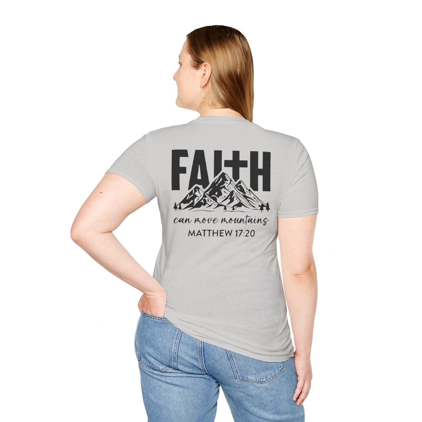 Faith-Inspired Unisex T-Shirt - Motivational Tee - Faith Can Move Mountains