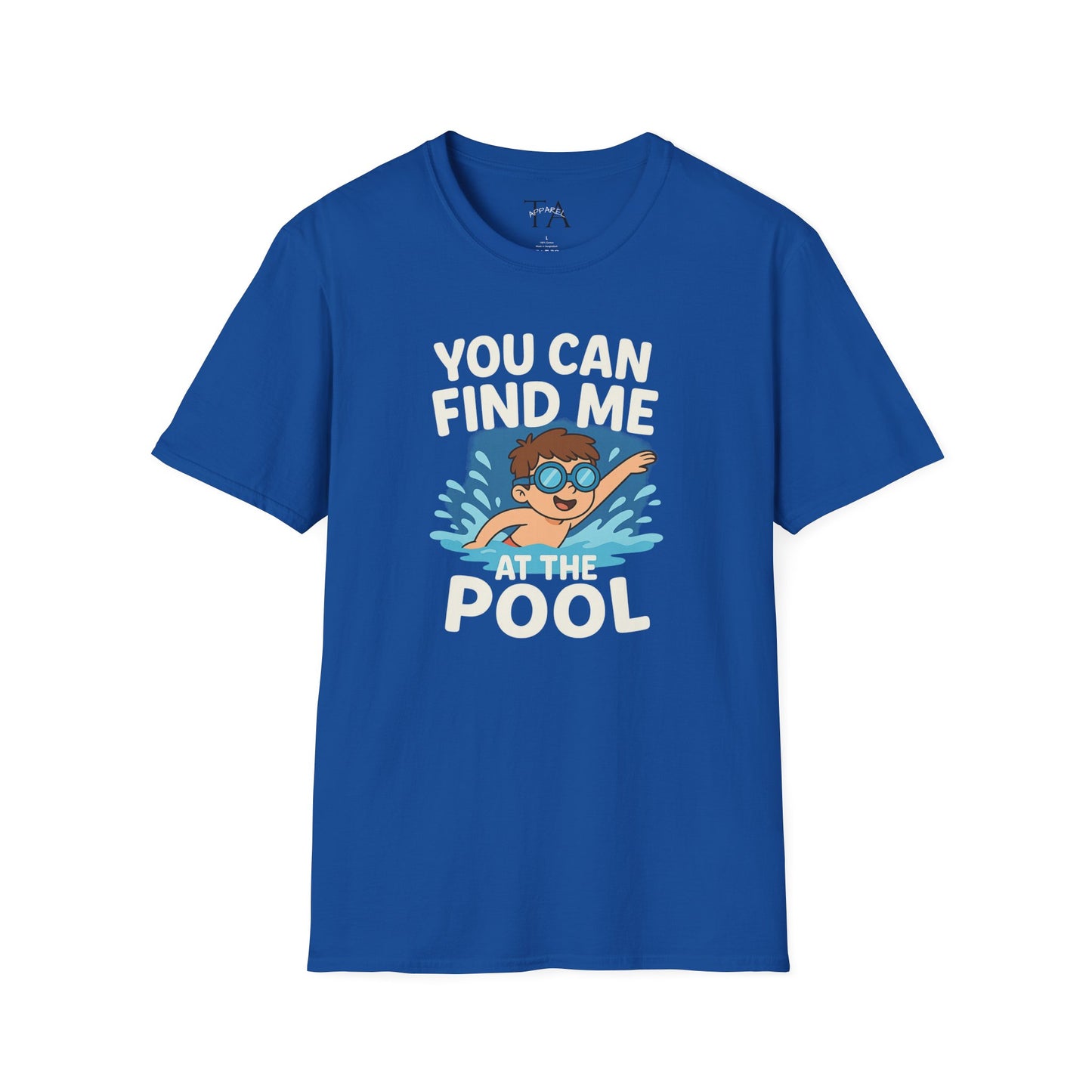 Kids Summer Pool Tee, Fun Tee for Boys, Kids Fashion, Summer Apparel, Pool Party Shirt, Swimwear Gift