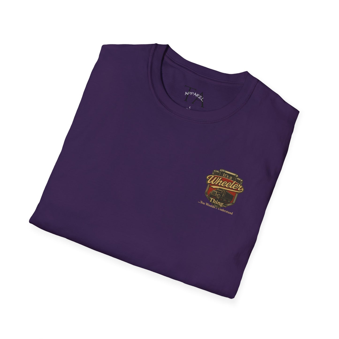 "It's a Wheeler Thing" Unisex Softstyle T-Shirt, Ideal for Truck Lovers, Gifts for Drivers, Casual Wear, Perfect for Birthdays, Father's Day