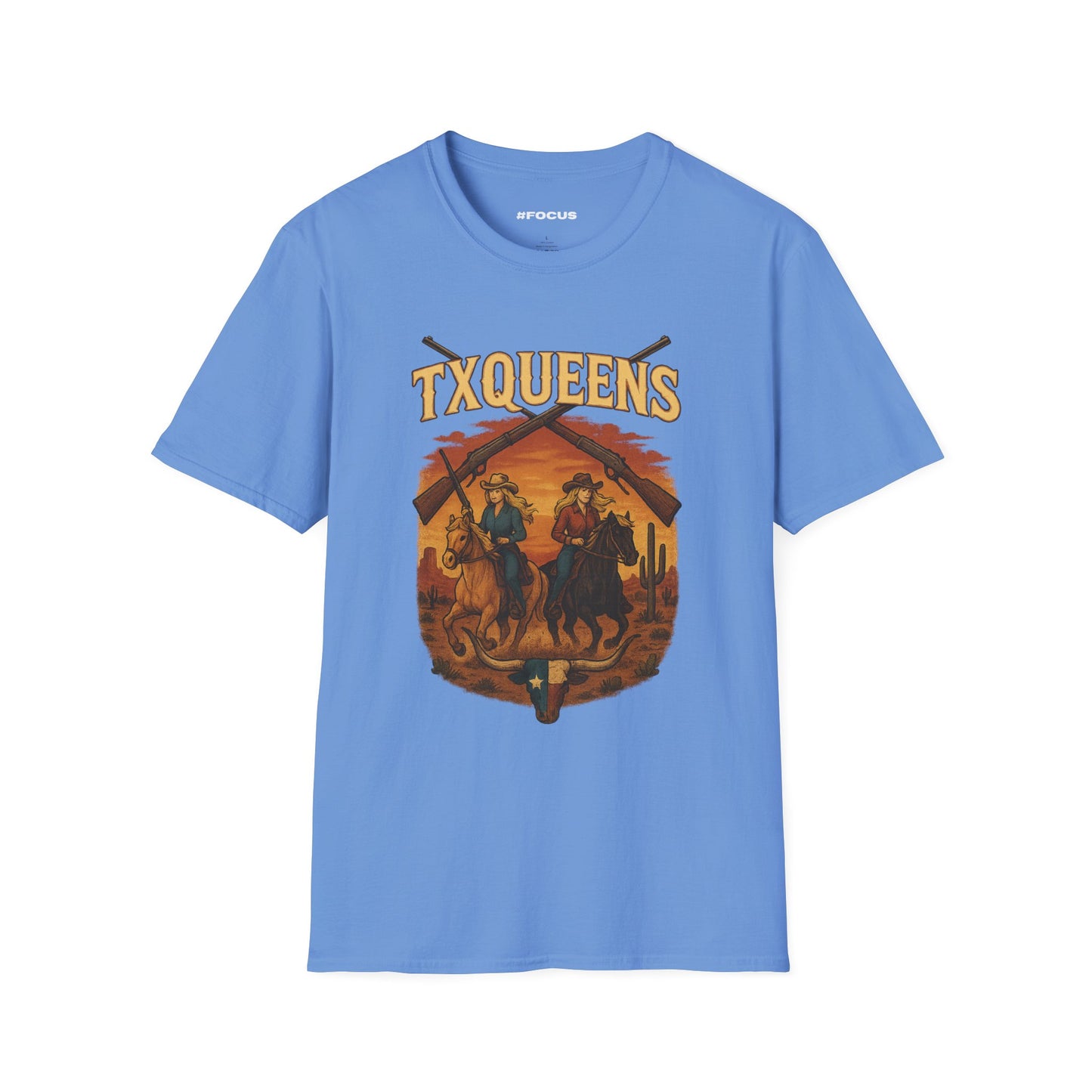 TXQUEENS Western Graphic Unisex T-Shirt