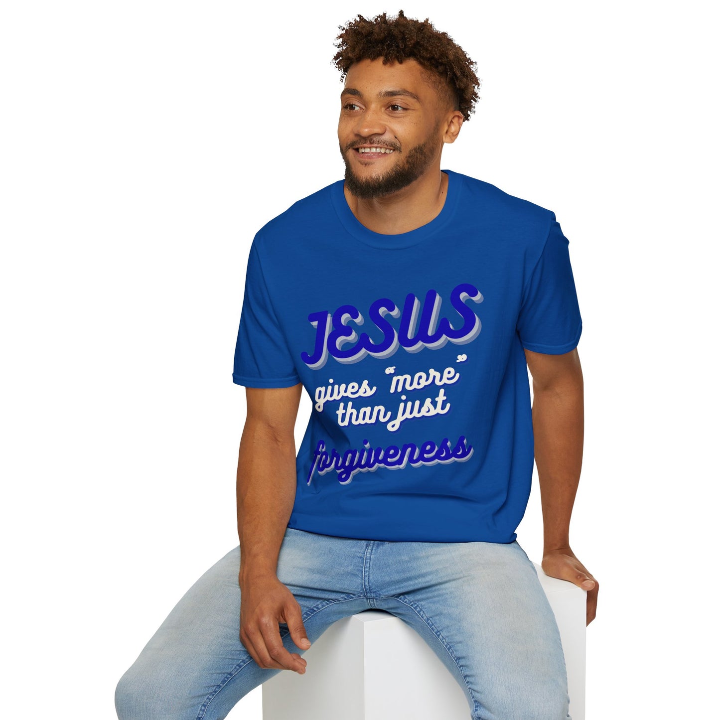 Faith Inspired Jesus Unisex T-Shirt - JESUS gives more than just forgiveness