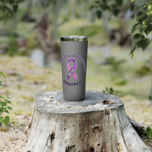 Mast Cell Activation Syndrome Awareness Copper Tumbler, 22oz Insulated Drinkware for Support, Gift for Awareness Events, Advocacy, Cancer Awareness, Fundraising