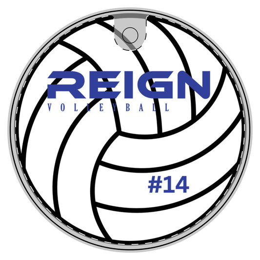 Volleyball Design Ceramic Ornament - Personalized Decoration - Fully Customizable
