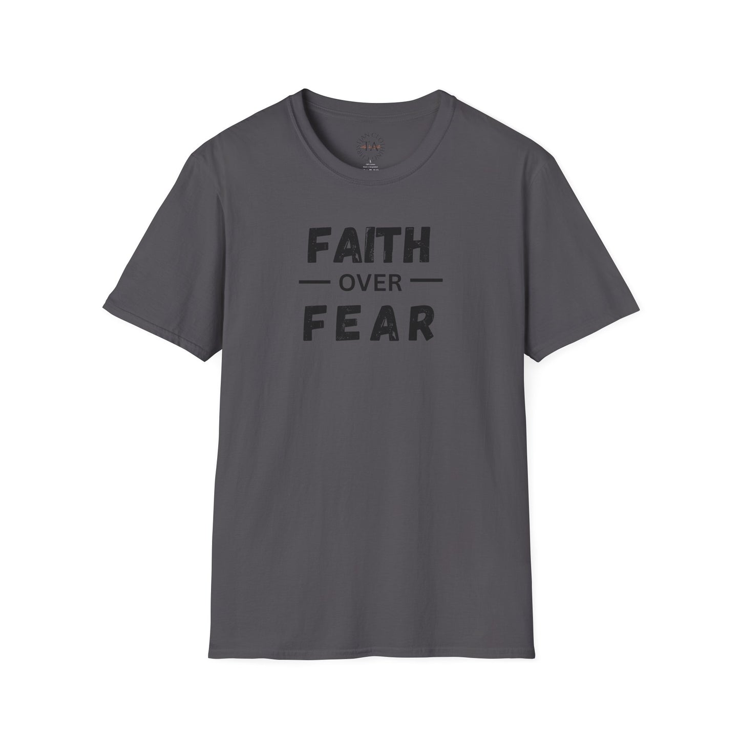 Faith Inspired Unisex T-Shirt - Faith Over Fear Design