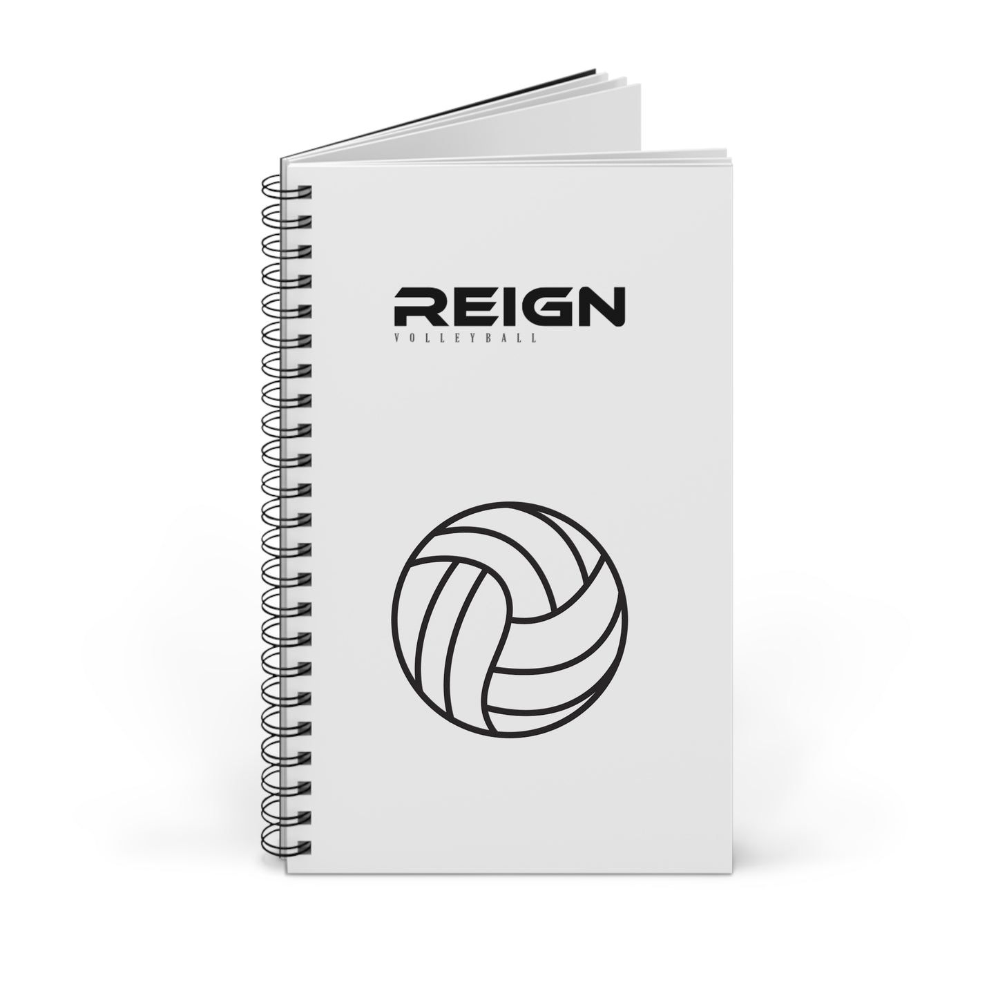 Volleyball Spiral Customizable Journal, Volleyball Lover Gift, Sports Notebook, Team Captain Planner, Personalized Athlete Diary, Coach