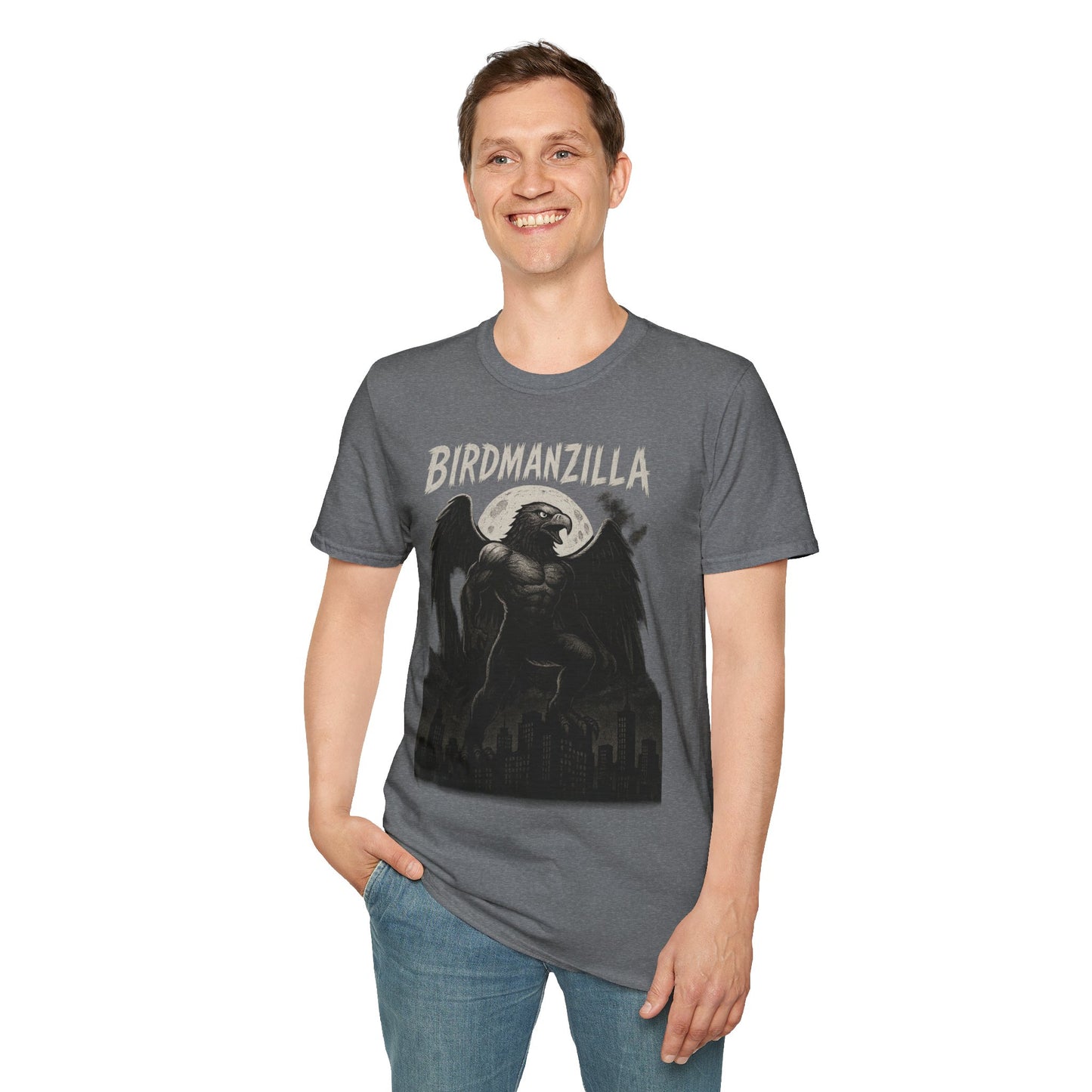 Birdmanzilla Graphic Tee - Unisex T-Shirt, Casual Wear, Unique Gift, Men's Fashion