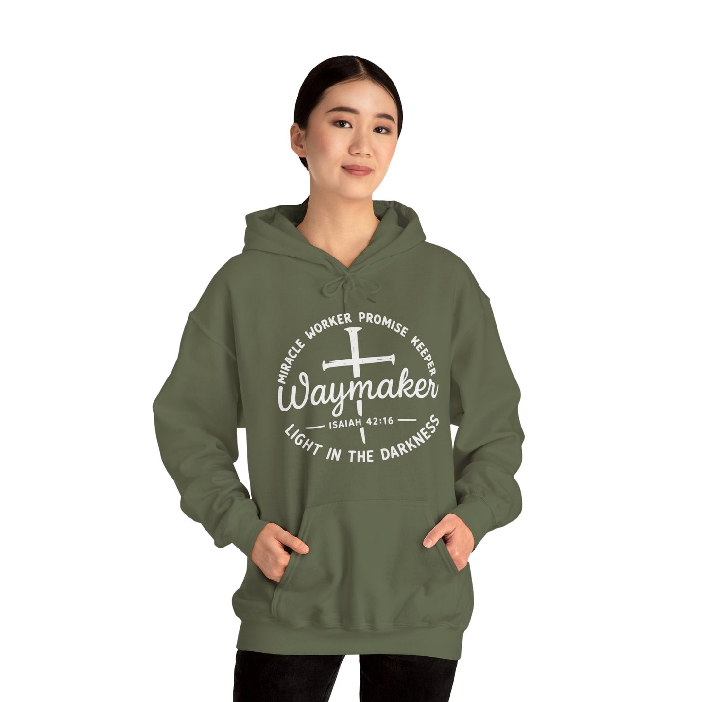 Faith Inspired Waymaker Hoodie - Cozy Sweatshirt for Faith Lovers and Celebrations