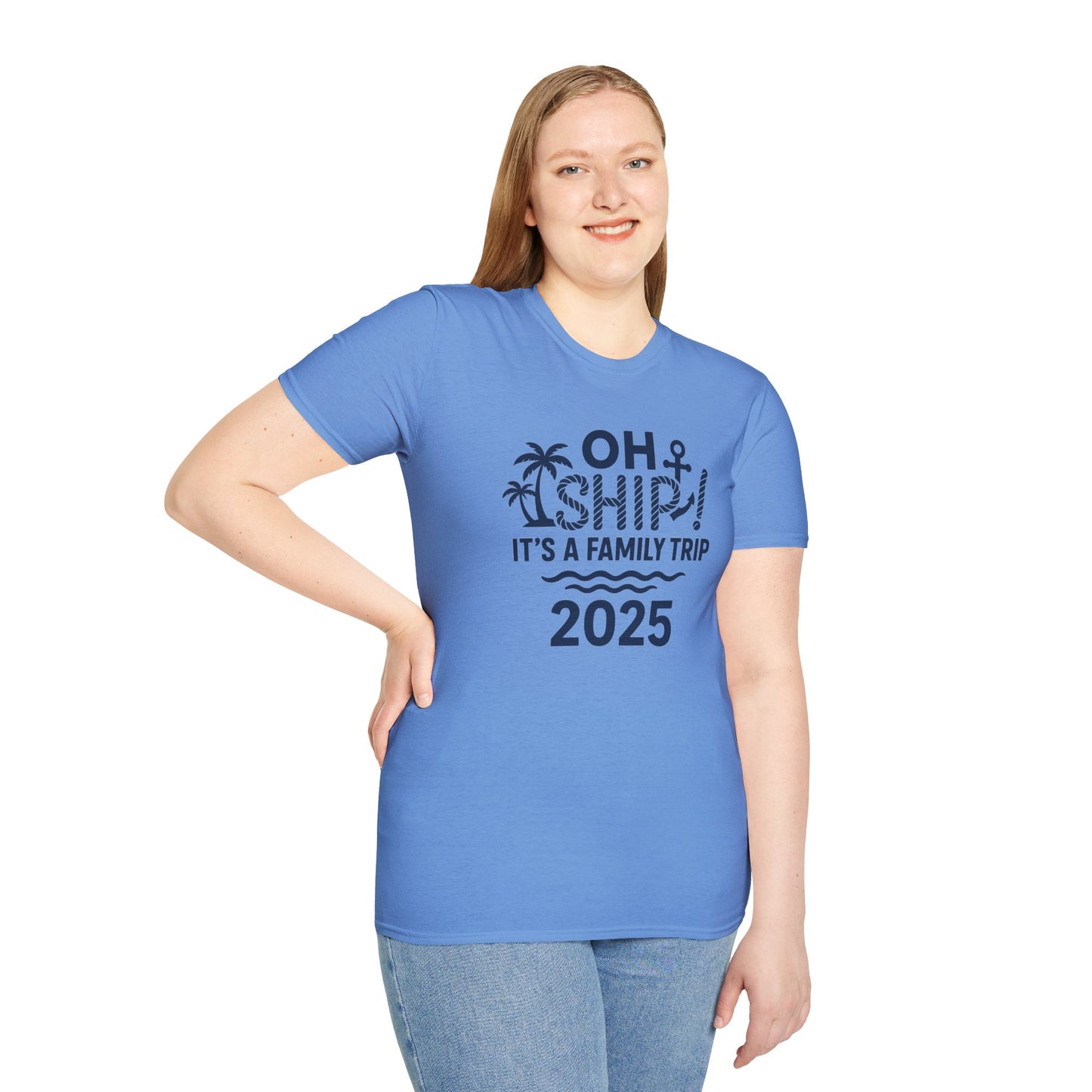Family Cruise Vacation T-Shirt - Oh Ship, It's A Family Trip