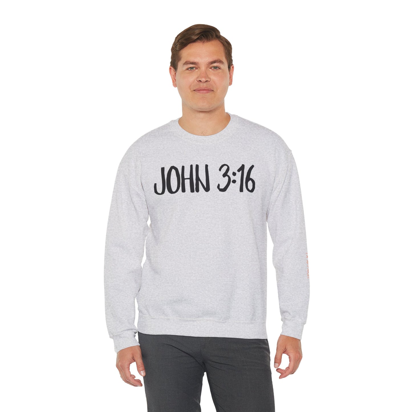 Faith Inspired John 3:16 Crewneck Sweatshirt