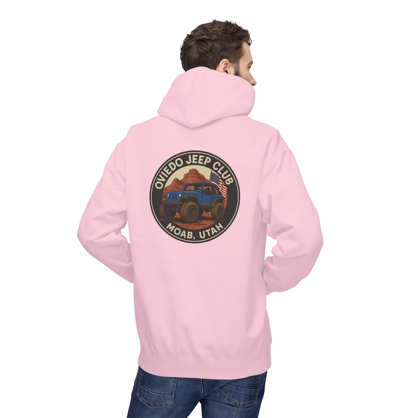 Oviedo Jeep Club Adventure Fleece Hoodie - Oviedo Jeep Club Outdoor Apparel for Jeep Lovers