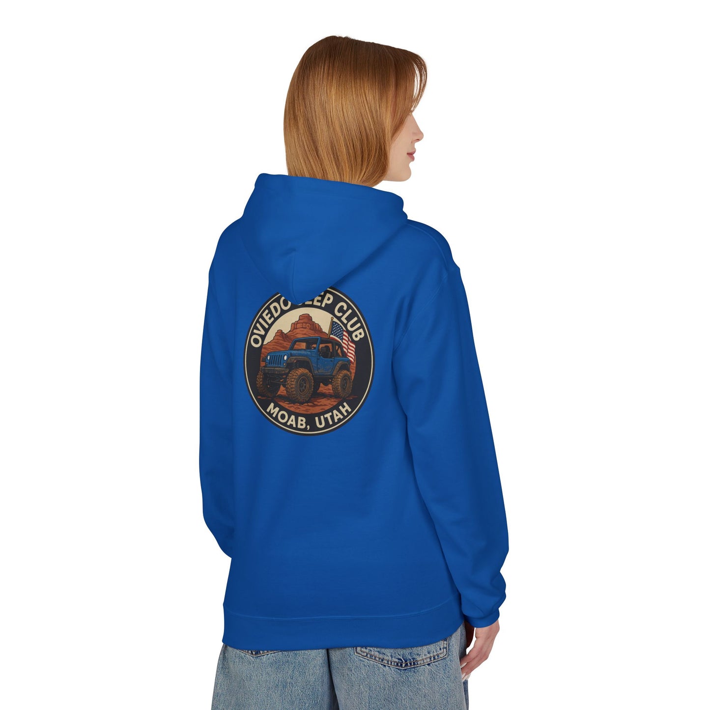 Oviedo Jeep Club Adventure Fleece Hoodie - Oviedo Jeep Club Outdoor Apparel for Jeep Lovers