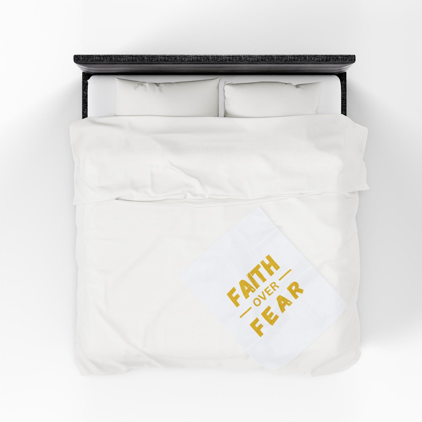 Faith Inspired Faith Over Fear Cozy Velveteen Plush Blanket with Motivational Quote - Perfect for Home Decor, Gifts, and Comfort, Faith over Fear, Inspirational [...]