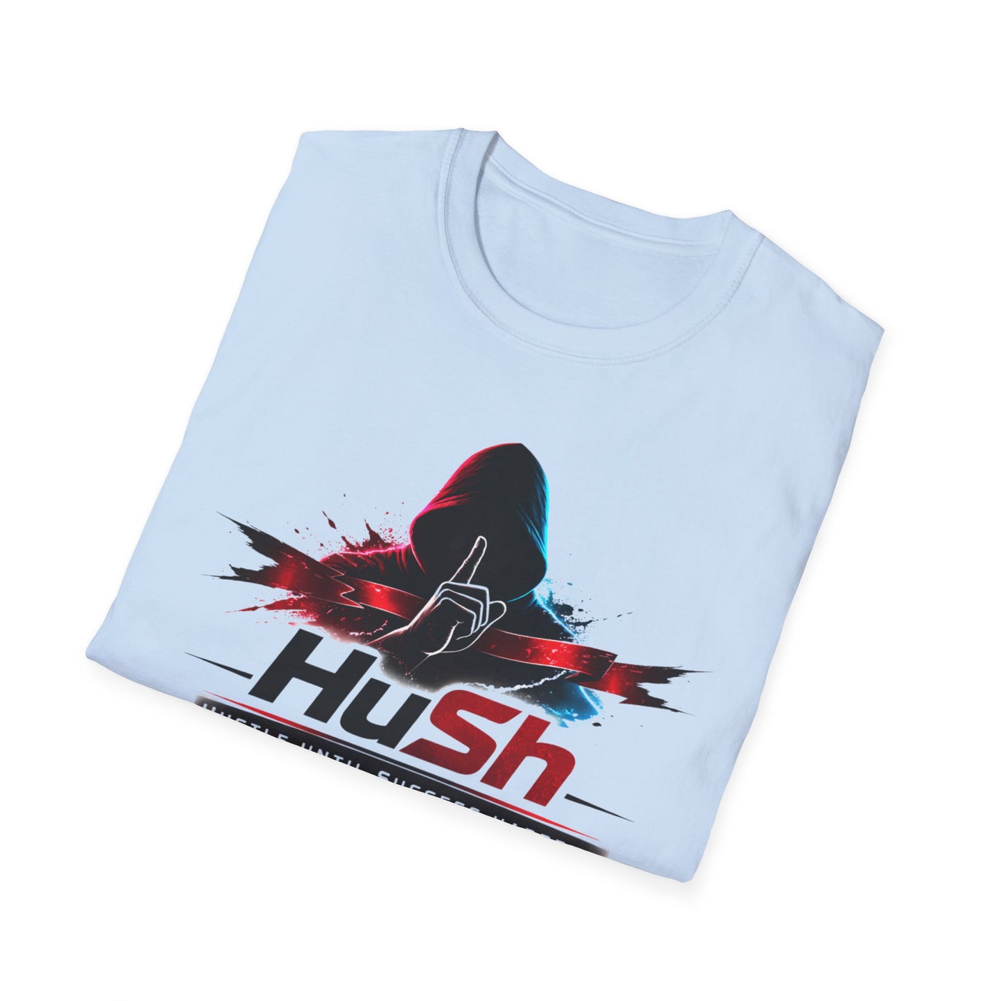 #HuSh silhouette graphic Tee | Hustle Until Success Happens, #HuShMovement
