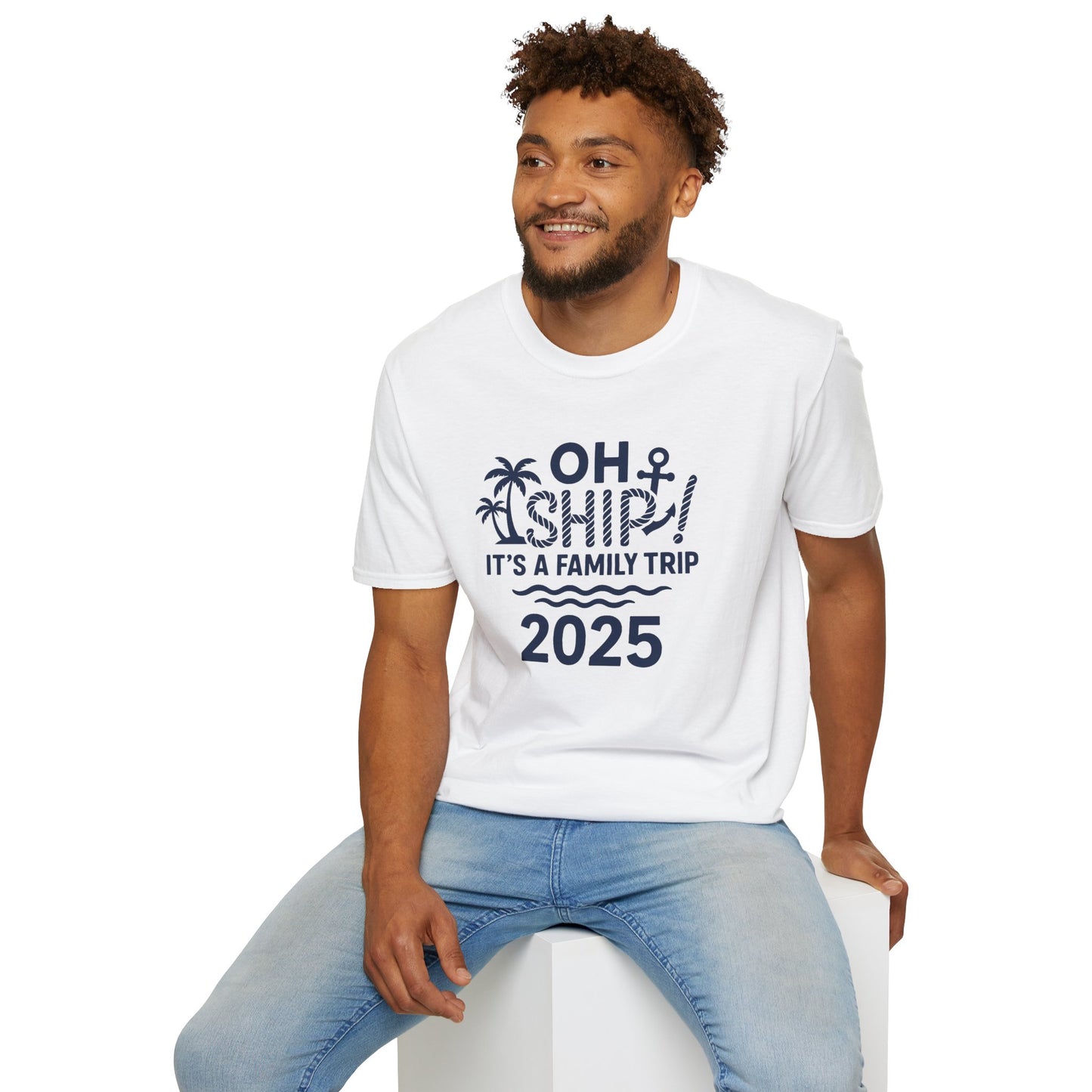Family Cruise Vacation T-Shirt - Oh Ship, It's A Family Trip