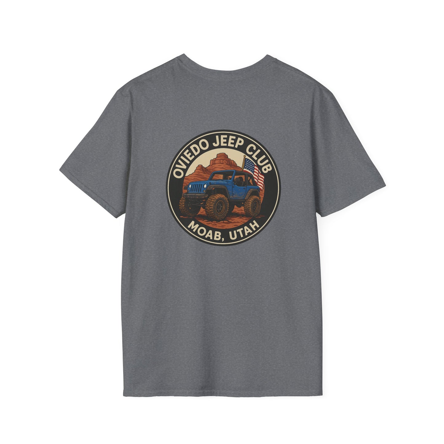 Oviedo Jeep Club Adventure Jeep Club Softstyle Unisex Tee