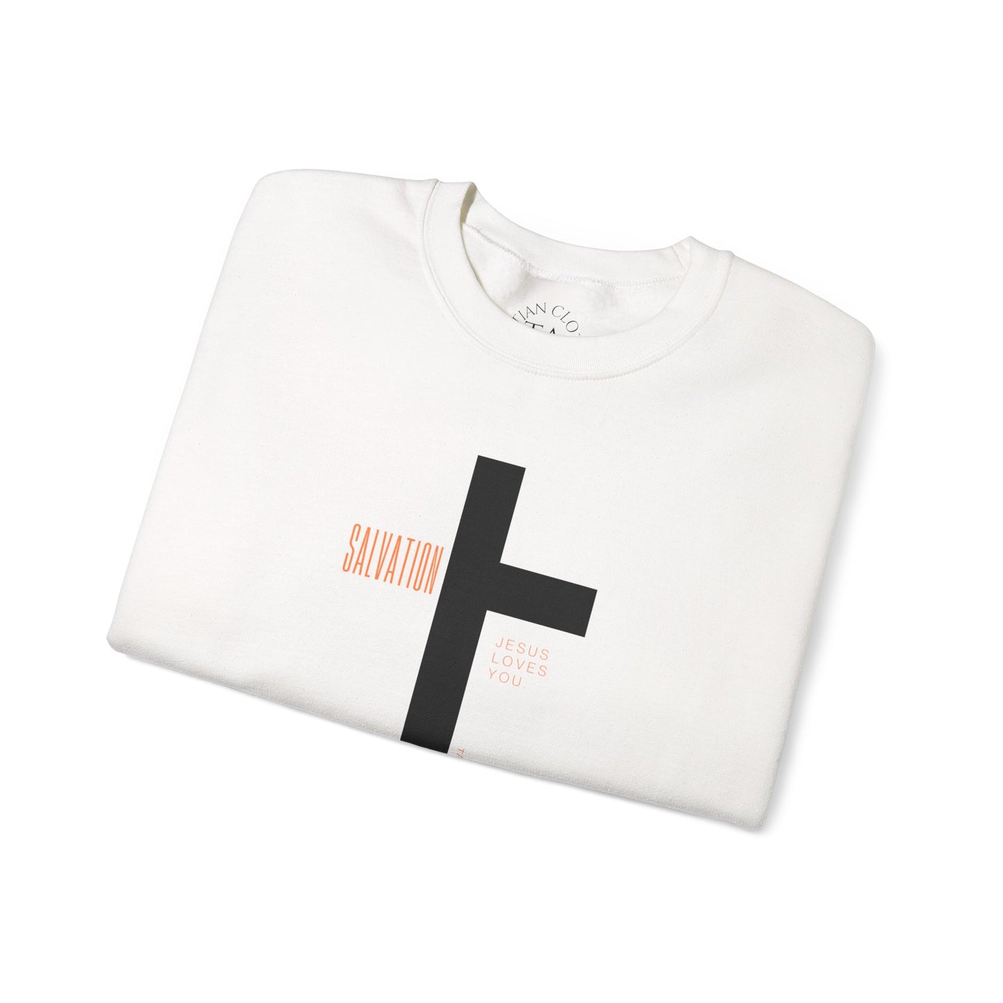 Faith Inspired Salvation Cross Sweatshirt