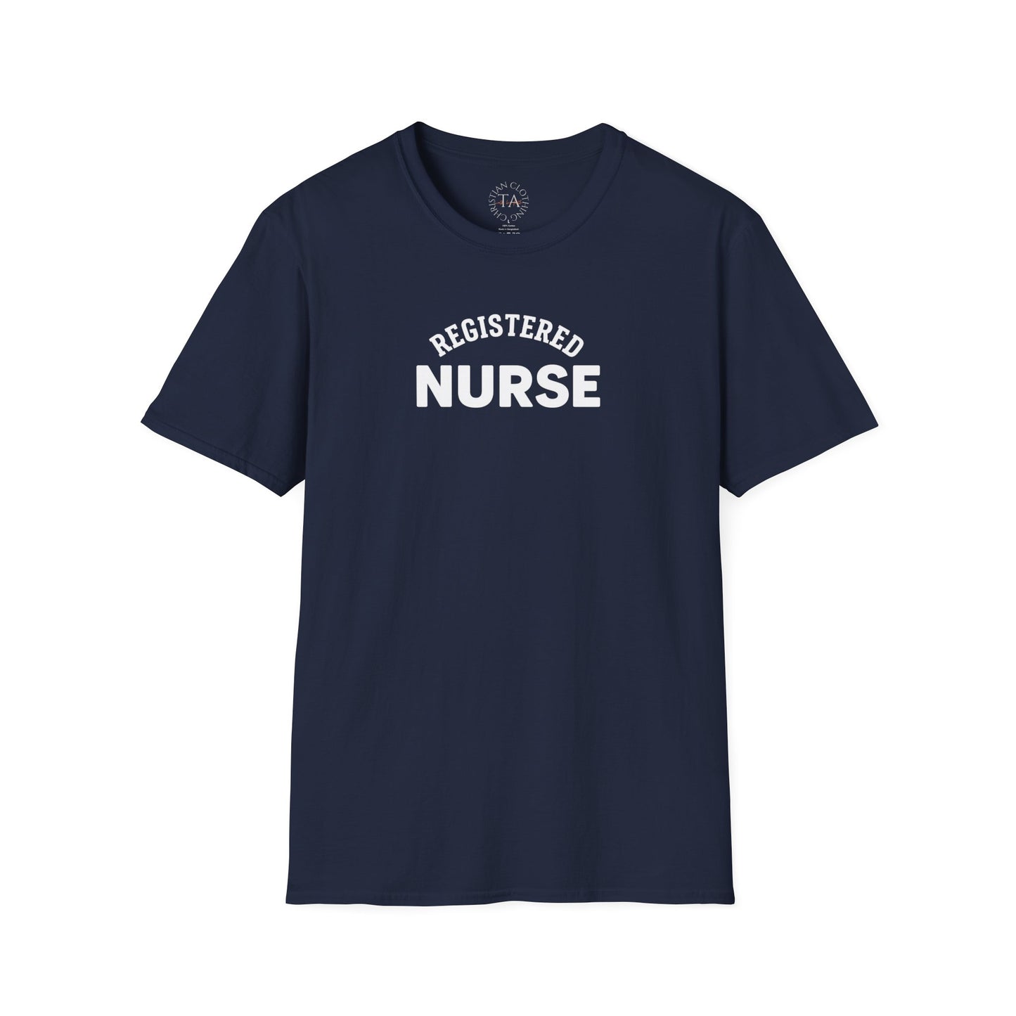 Faith Inspired Waymaker Registered Nurse Unisex Softstyle T-Shirt