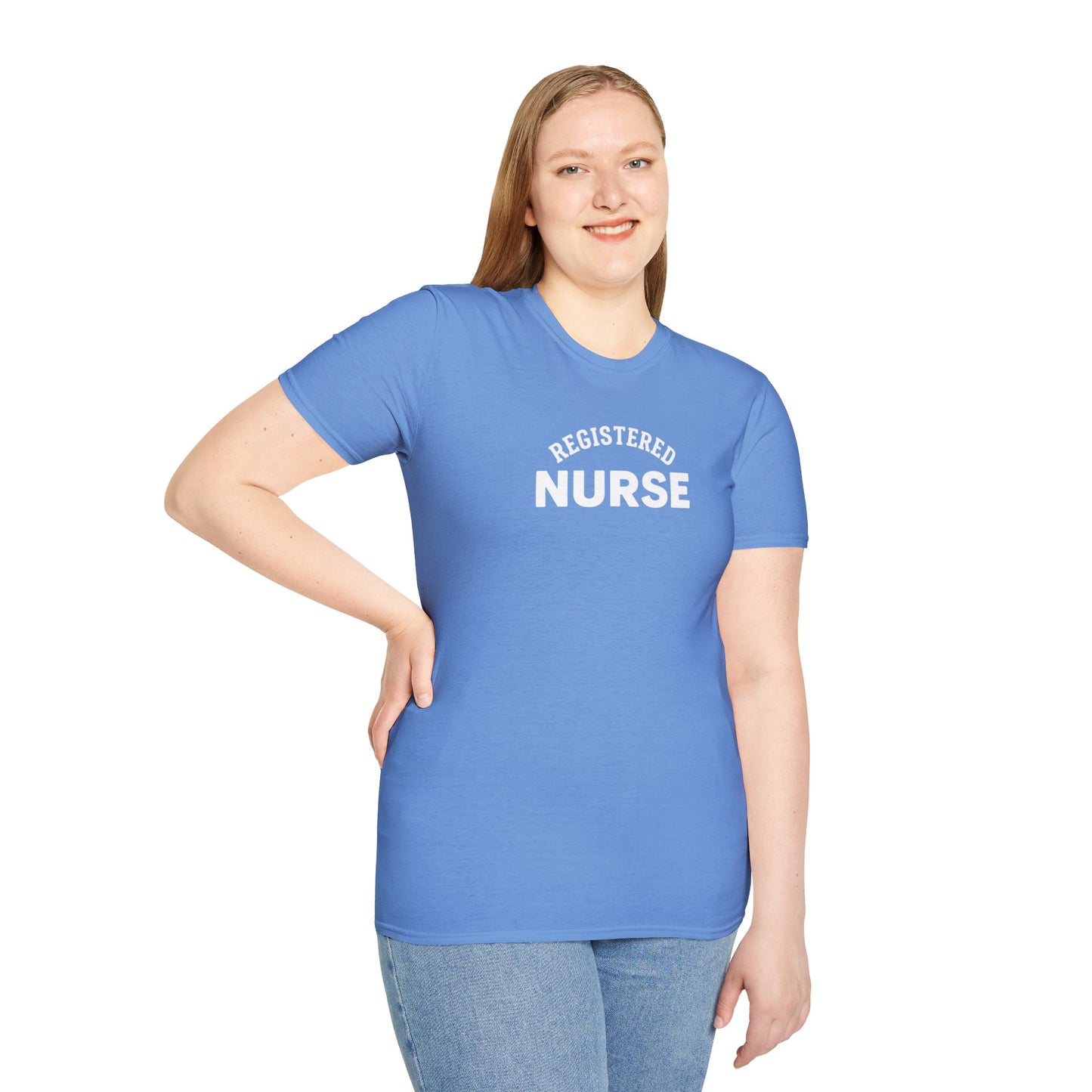 Faith Inspired Waymaker Registered Nurse Unisex Softstyle T-Shirt