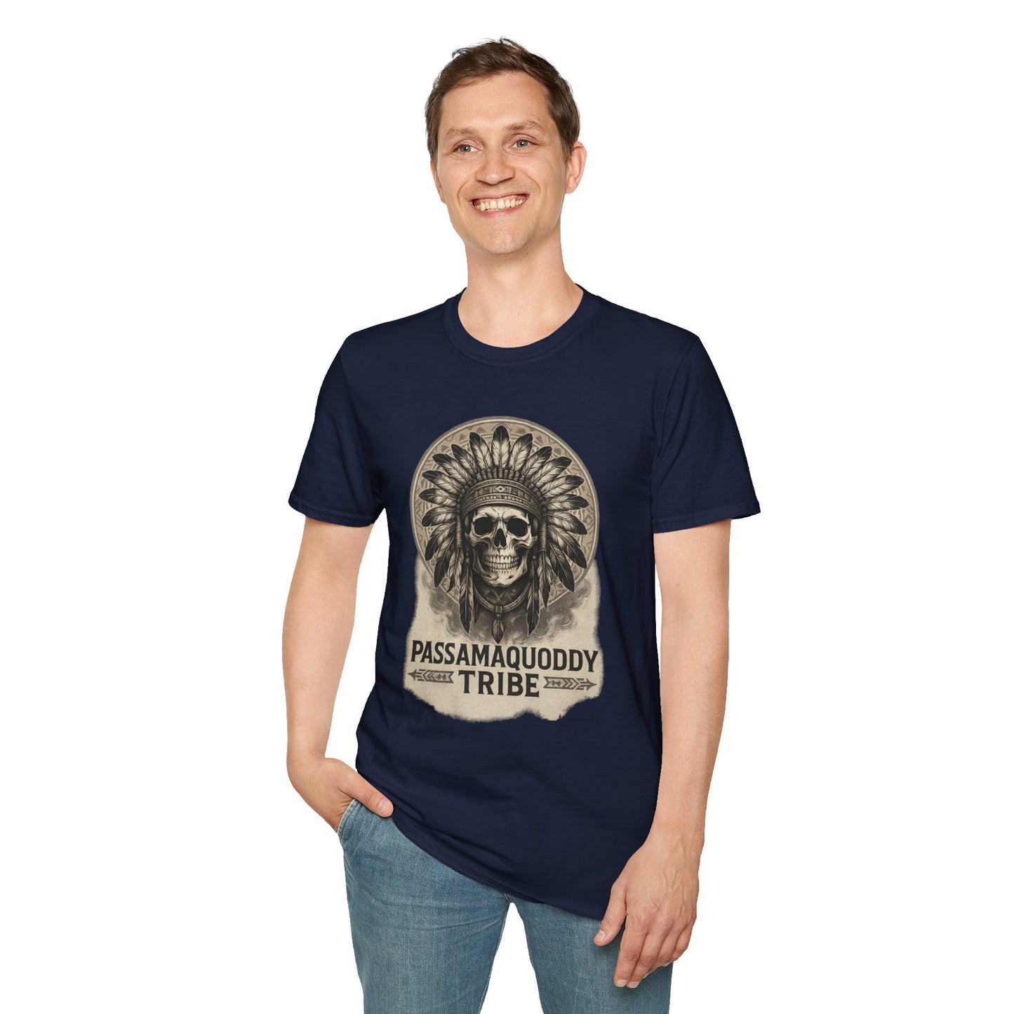 Tribal Graphic T-Shirt - Passamaquoddy Tribe Design9, Gift for Adventurers