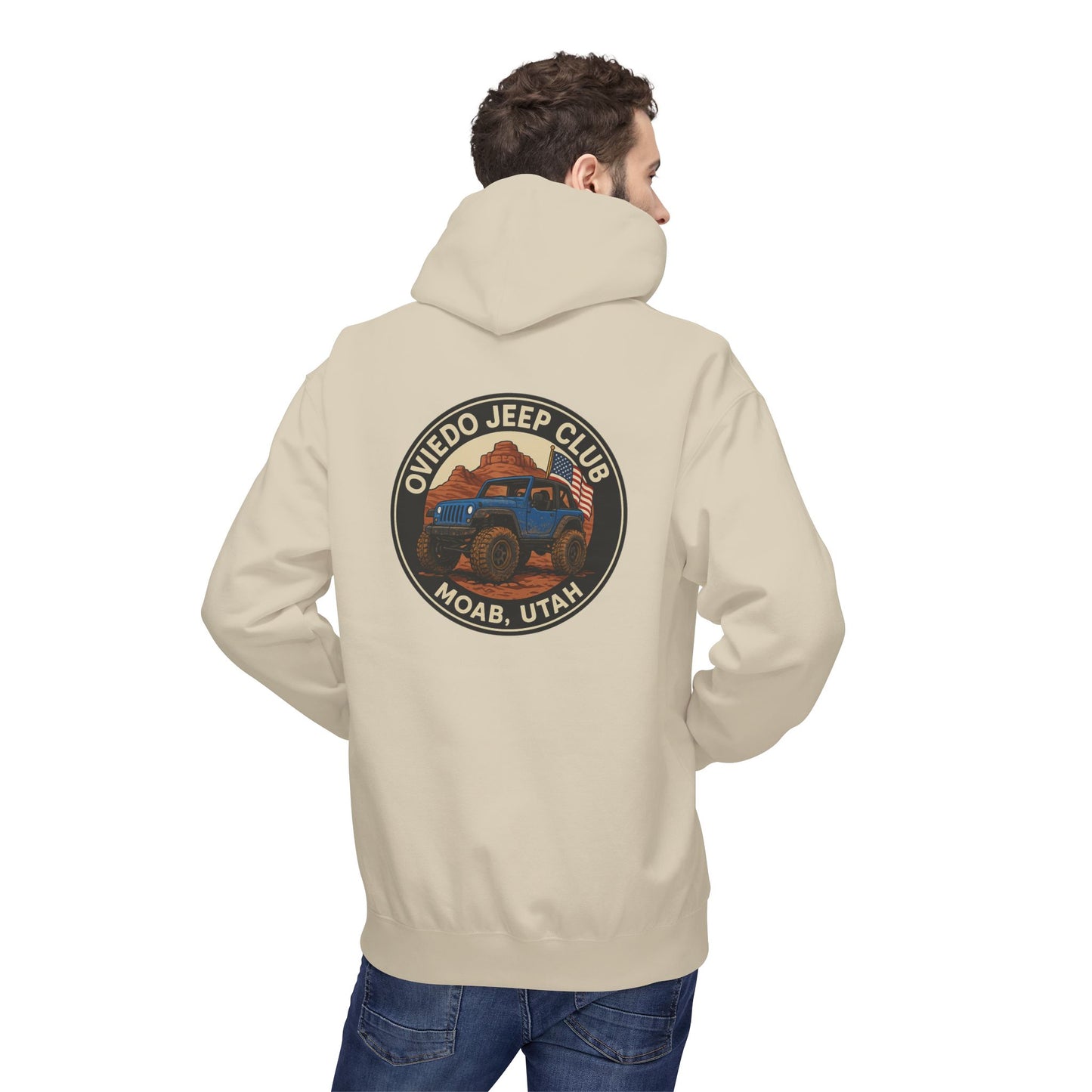 Oviedo Jeep Club Adventure Fleece Hoodie - Oviedo Jeep Club Outdoor Apparel for Jeep Lovers