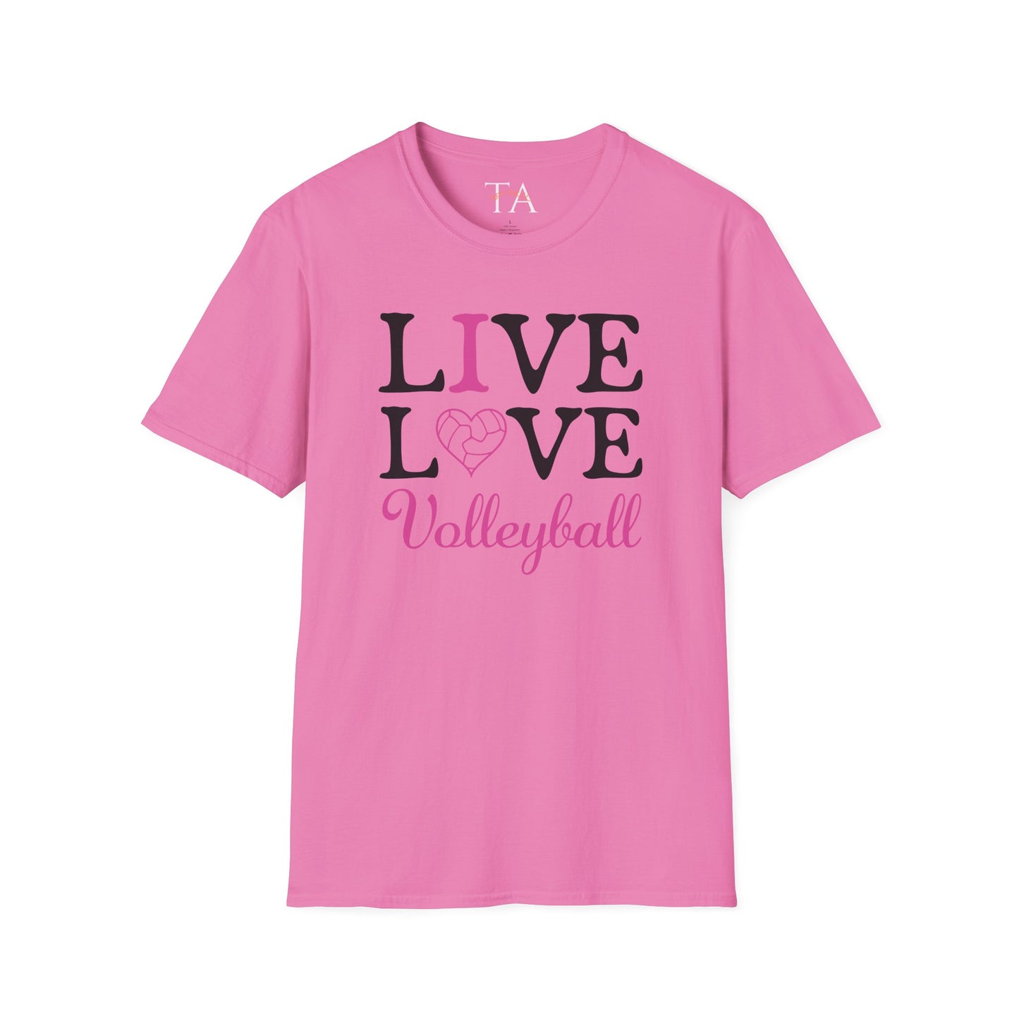 Volleyball T-Shirt - I love Volleyball design