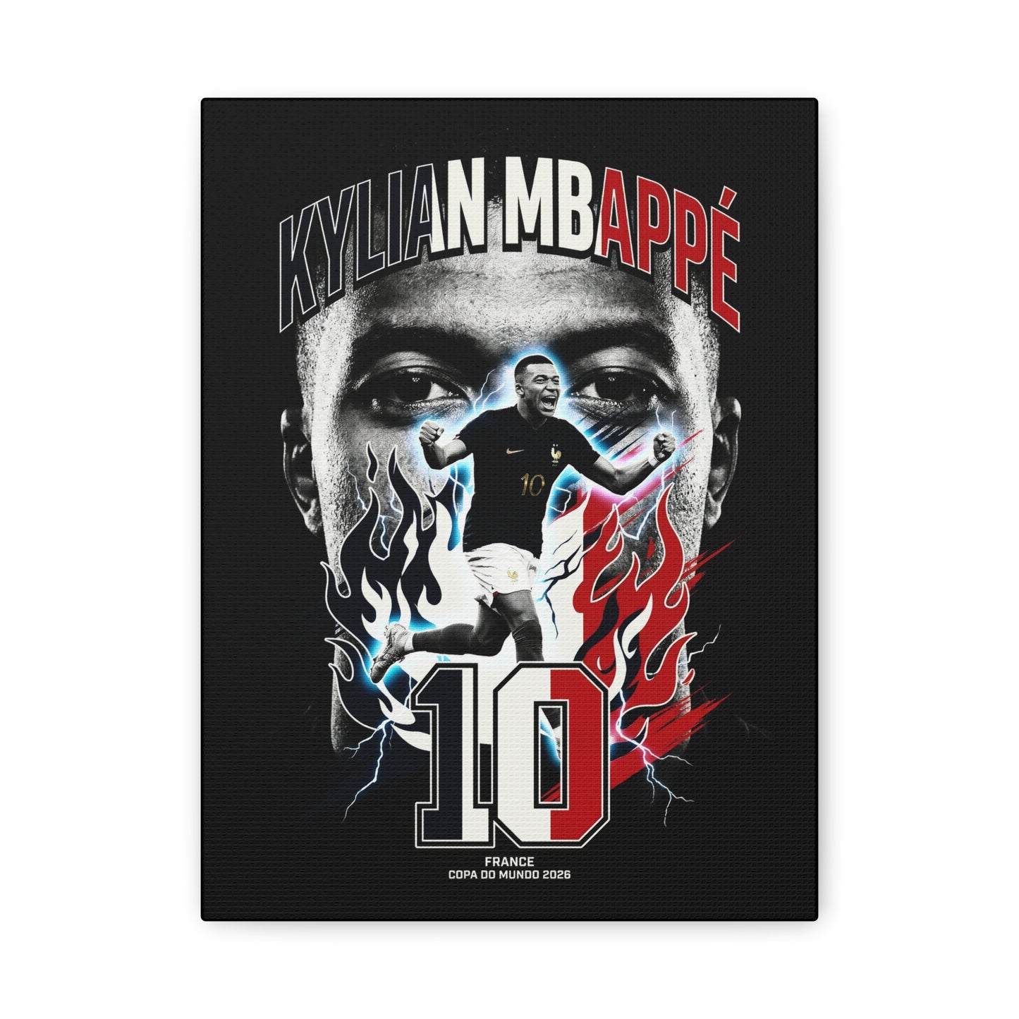 Mbappe - Matte Canvas, Stretched, 1.25"