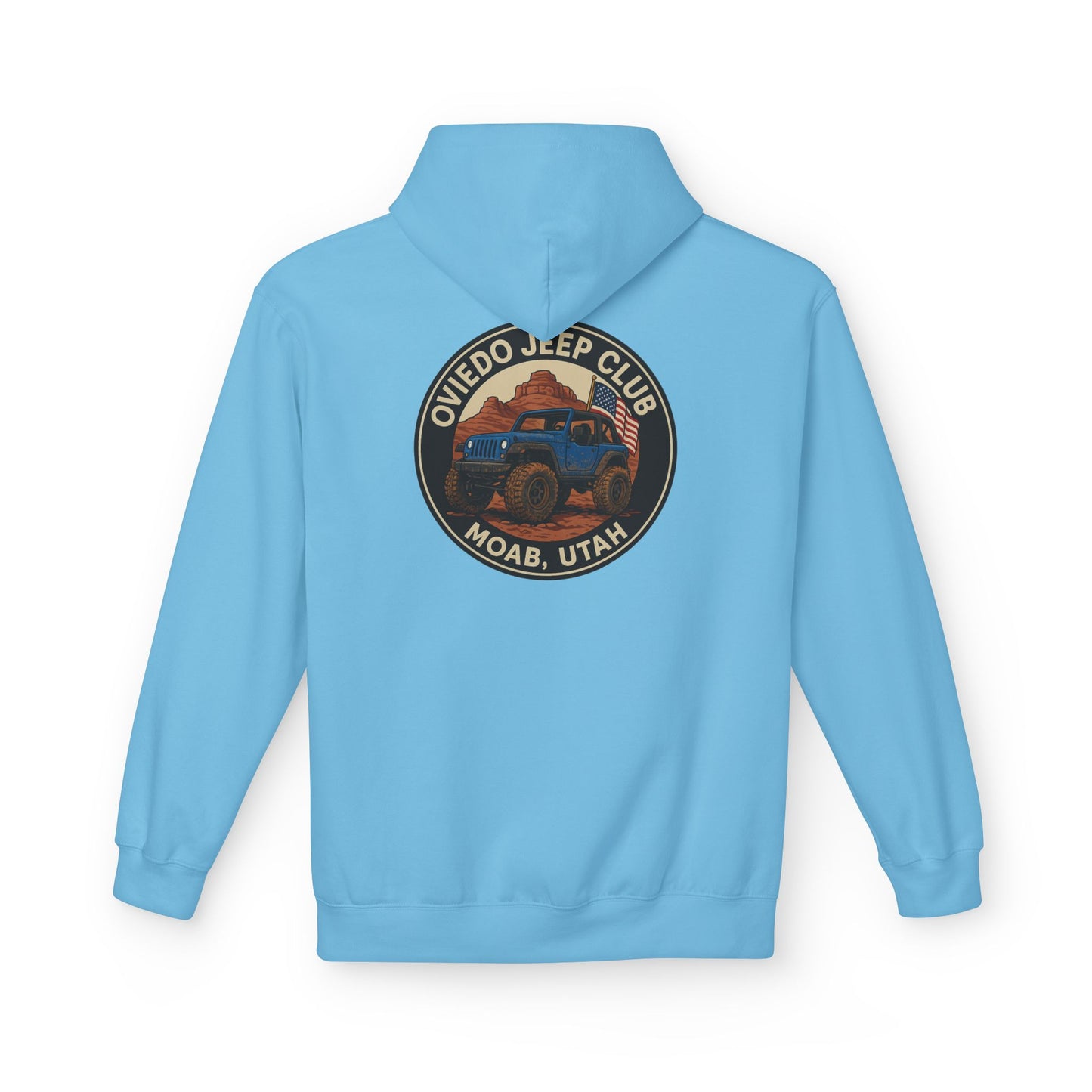 Oviedo Jeep Club Adventure Fleece Hoodie - Oviedo Jeep Club Outdoor Apparel for Jeep Lovers