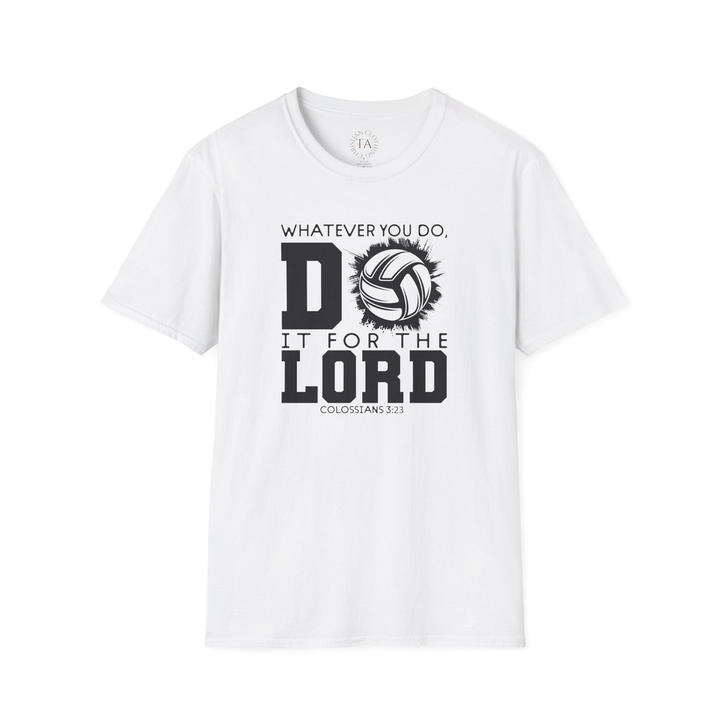Volleyball Christian Unisex T-Shirt - Do it for the Lord