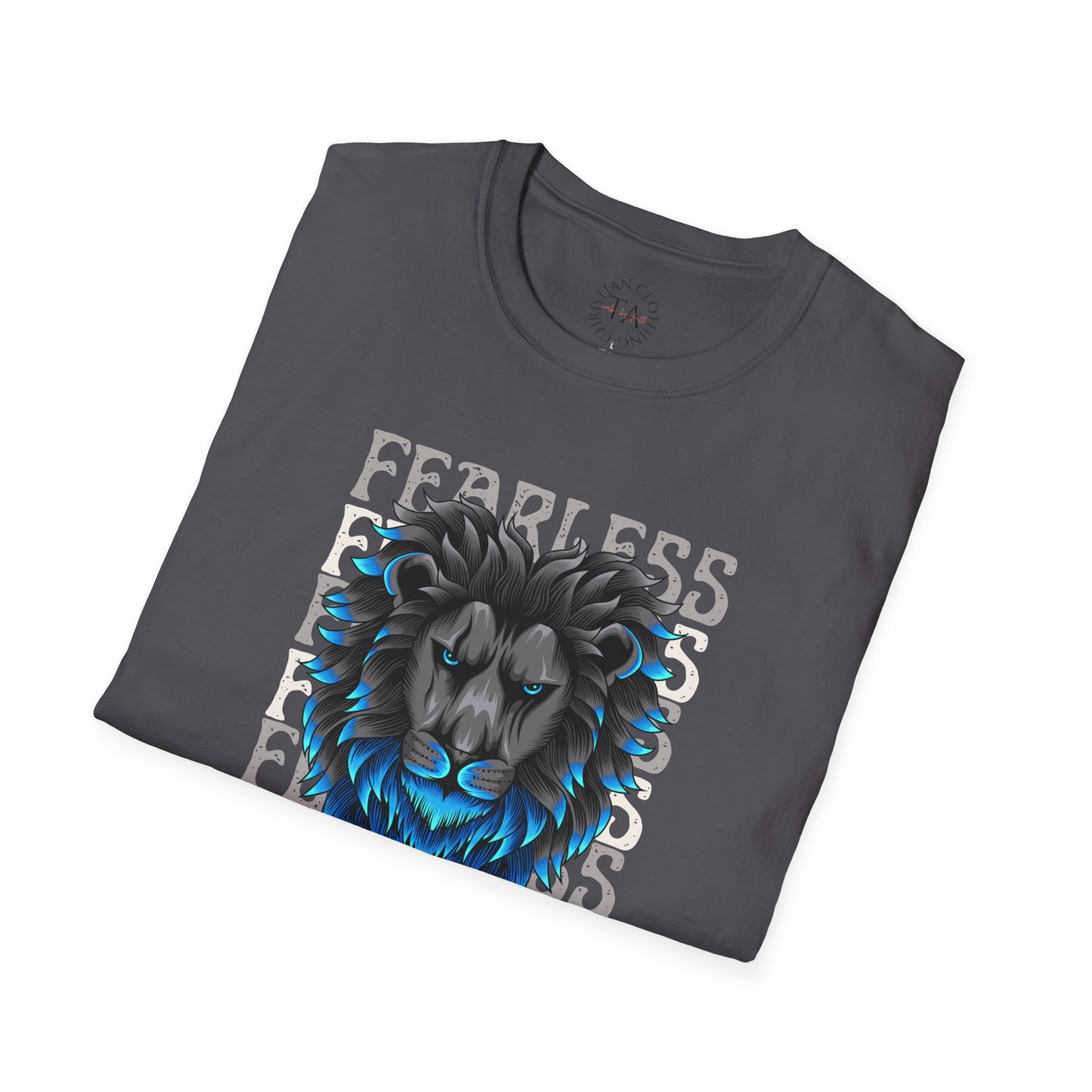 Fearless Lion Volleyball T-Shirt | Unisex Softstyle Tee