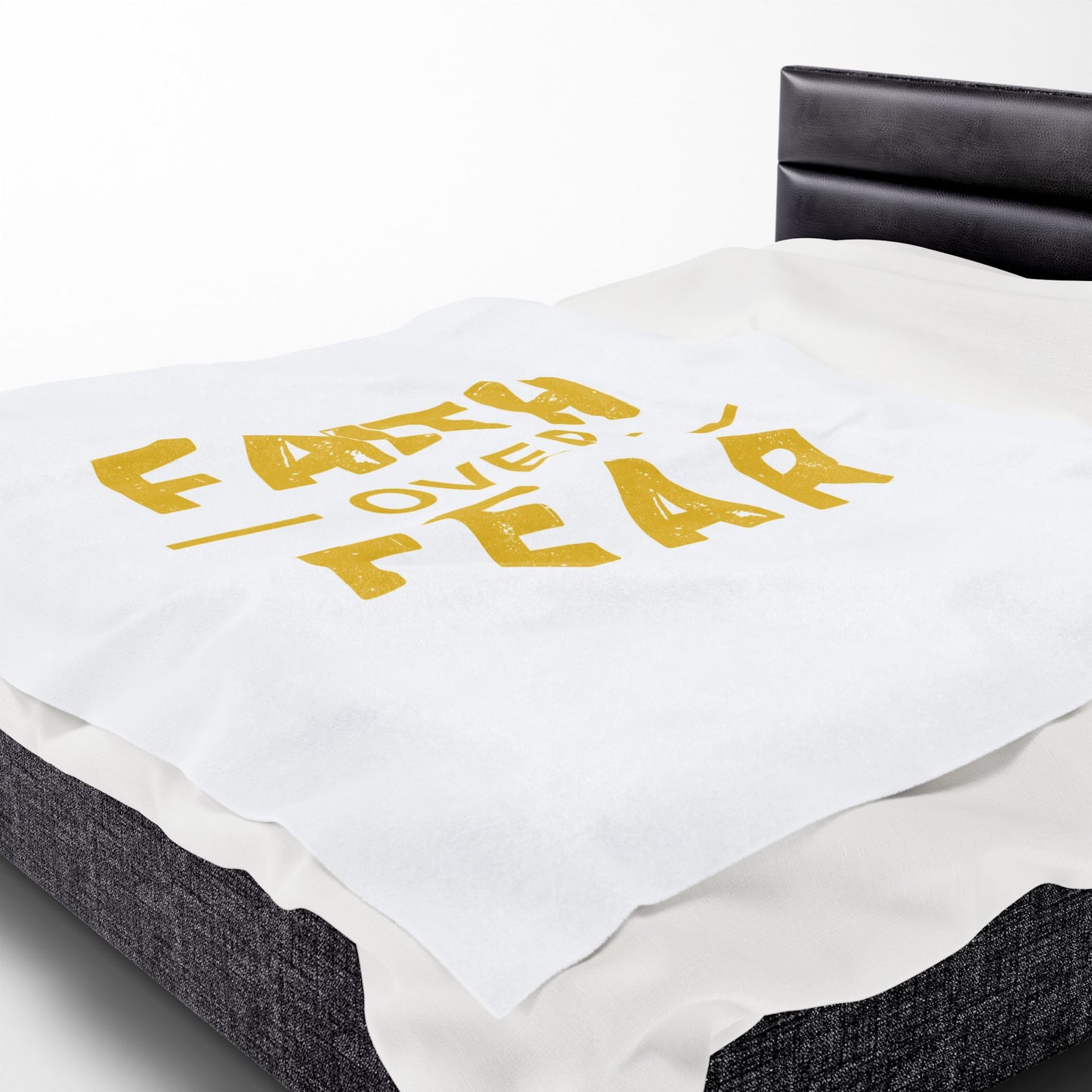 Faith Inspired Faith Over Fear Cozy Velveteen Plush Blanket with Motivational Quote - Perfect for Home Decor, Gifts, and Comfort, Faith over Fear, Inspirational [...]