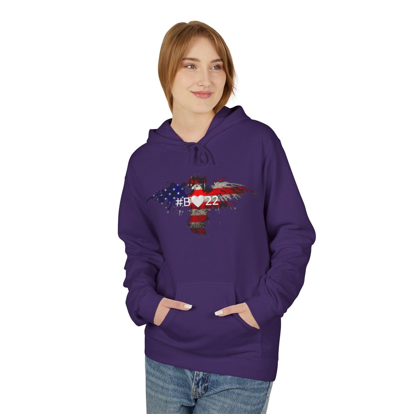 #B🤍22 Veterans Lives Matter Unisex - Fleece Hoodie
