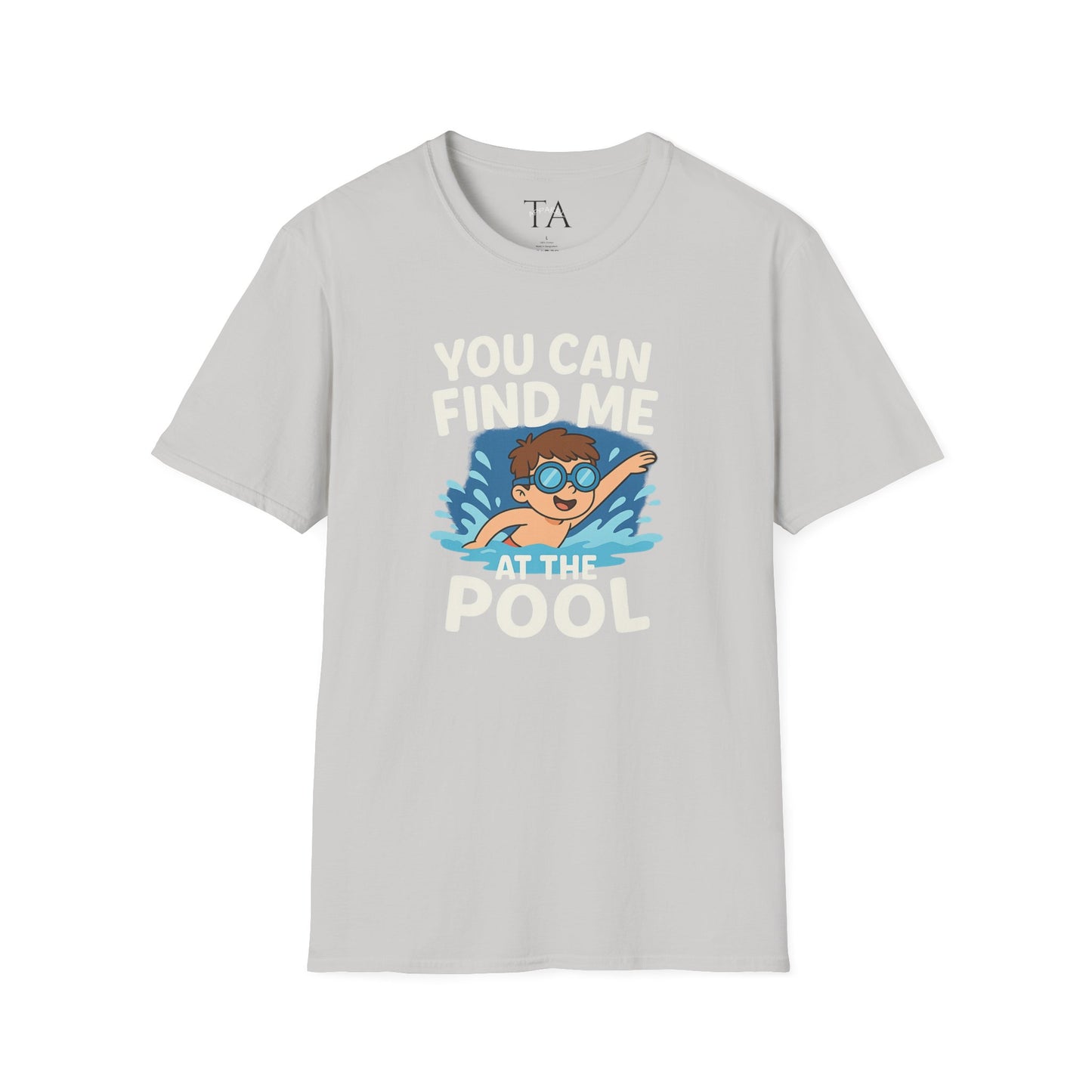 Kids Summer Pool Tee, Fun Tee for Boys, Kids Fashion, Summer Apparel, Pool Party Shirt, Swimwear Gift
