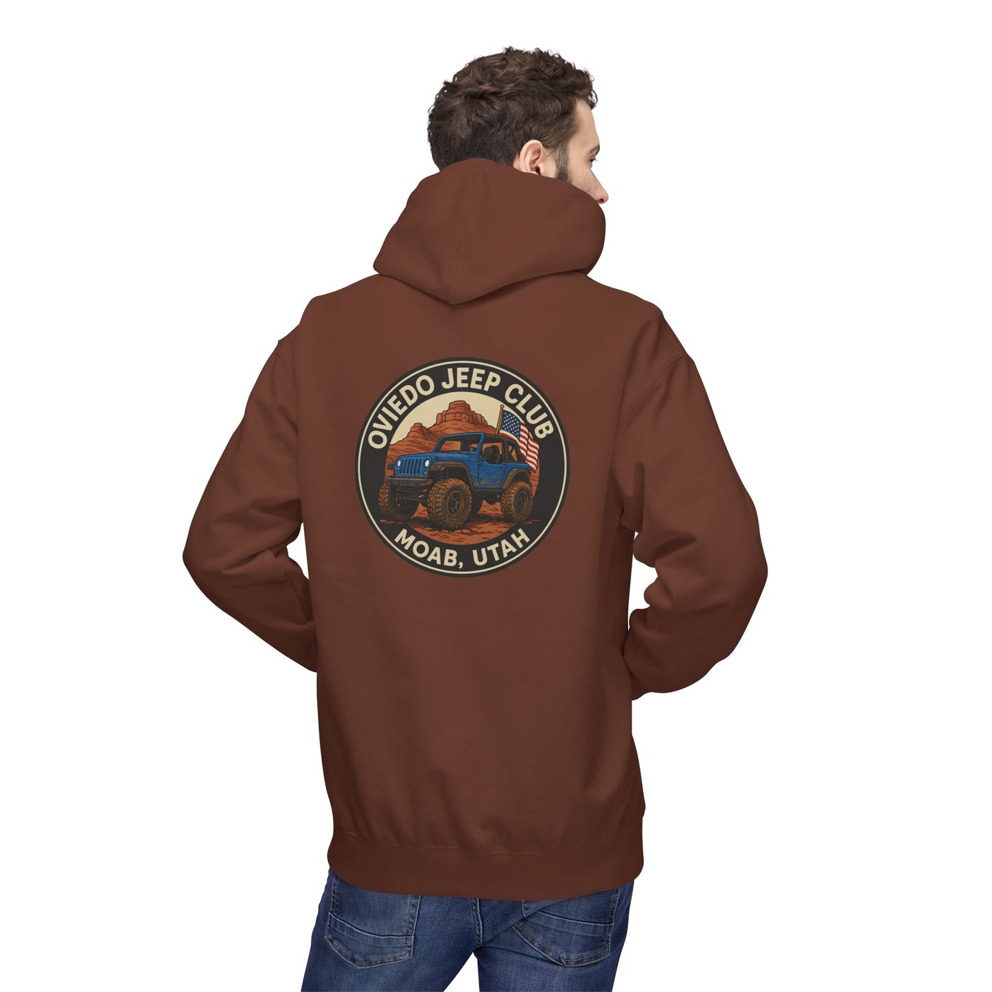 Oviedo Jeep Club Adventure Fleece Hoodie - Oviedo Jeep Club Outdoor Apparel for Jeep Lovers