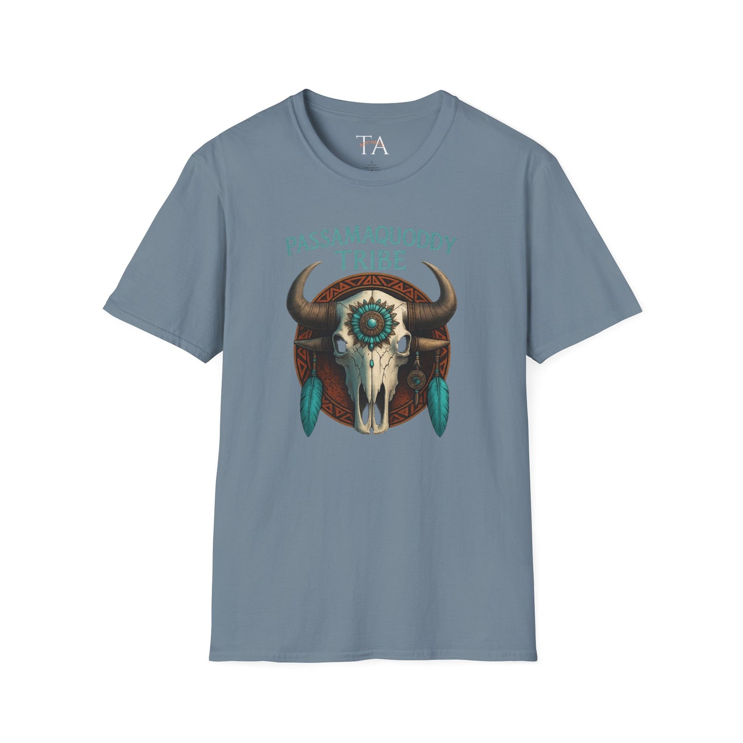 Tribal Graphic T-Shirt - Passamaquoddy Tribe Design, Gift for Adventurers