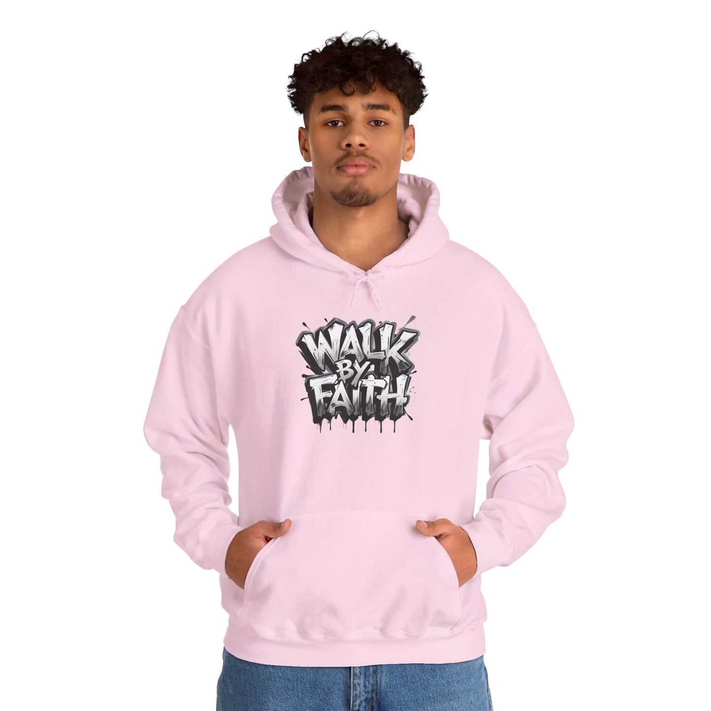 Faith Inspired Unisex Hoodie - 'Walk by Faith' Design