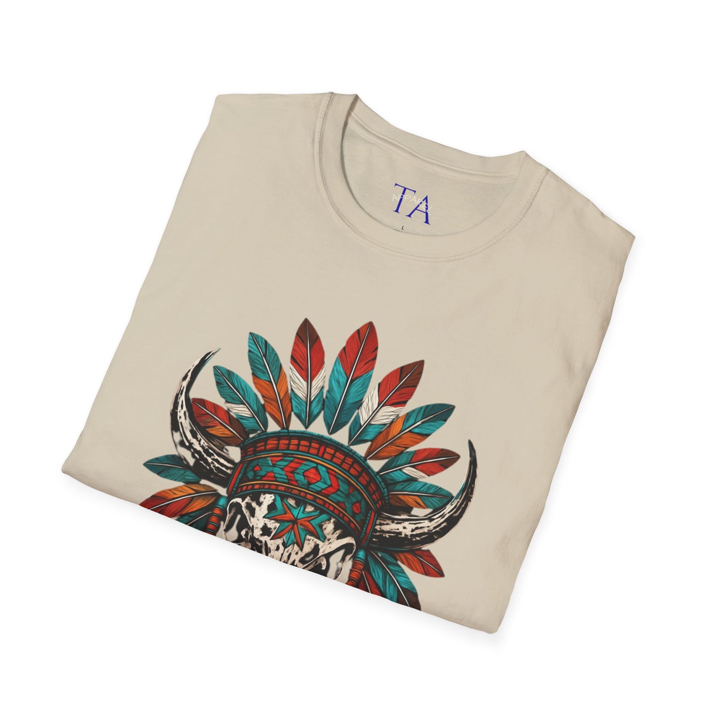 Native American Bull Skull Unisex T-Shirt