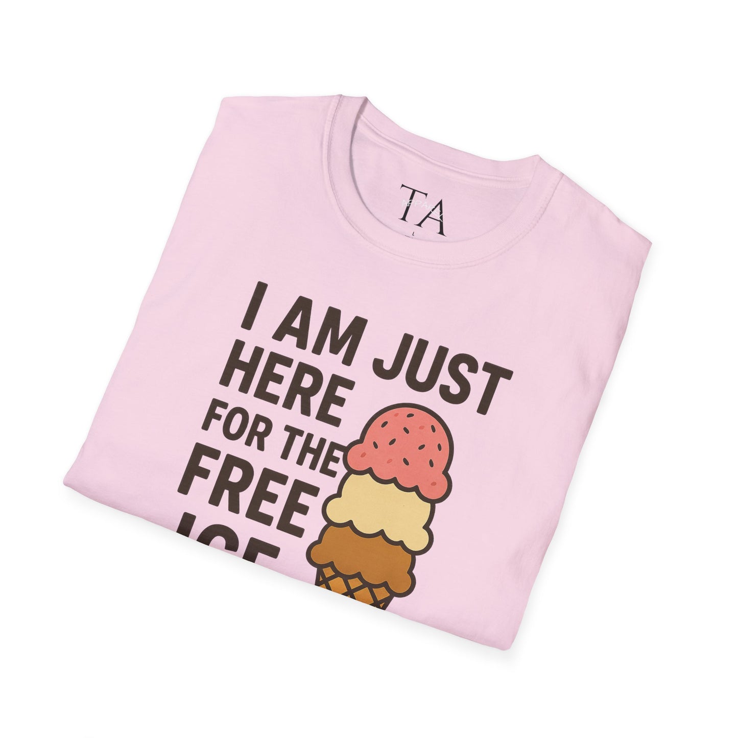 Ice Cream Lover's Unisex T-Shirt, Funny Graphic Tee, Summer Apparel, Sweet Treats Gift, Birthday Humor Shirt