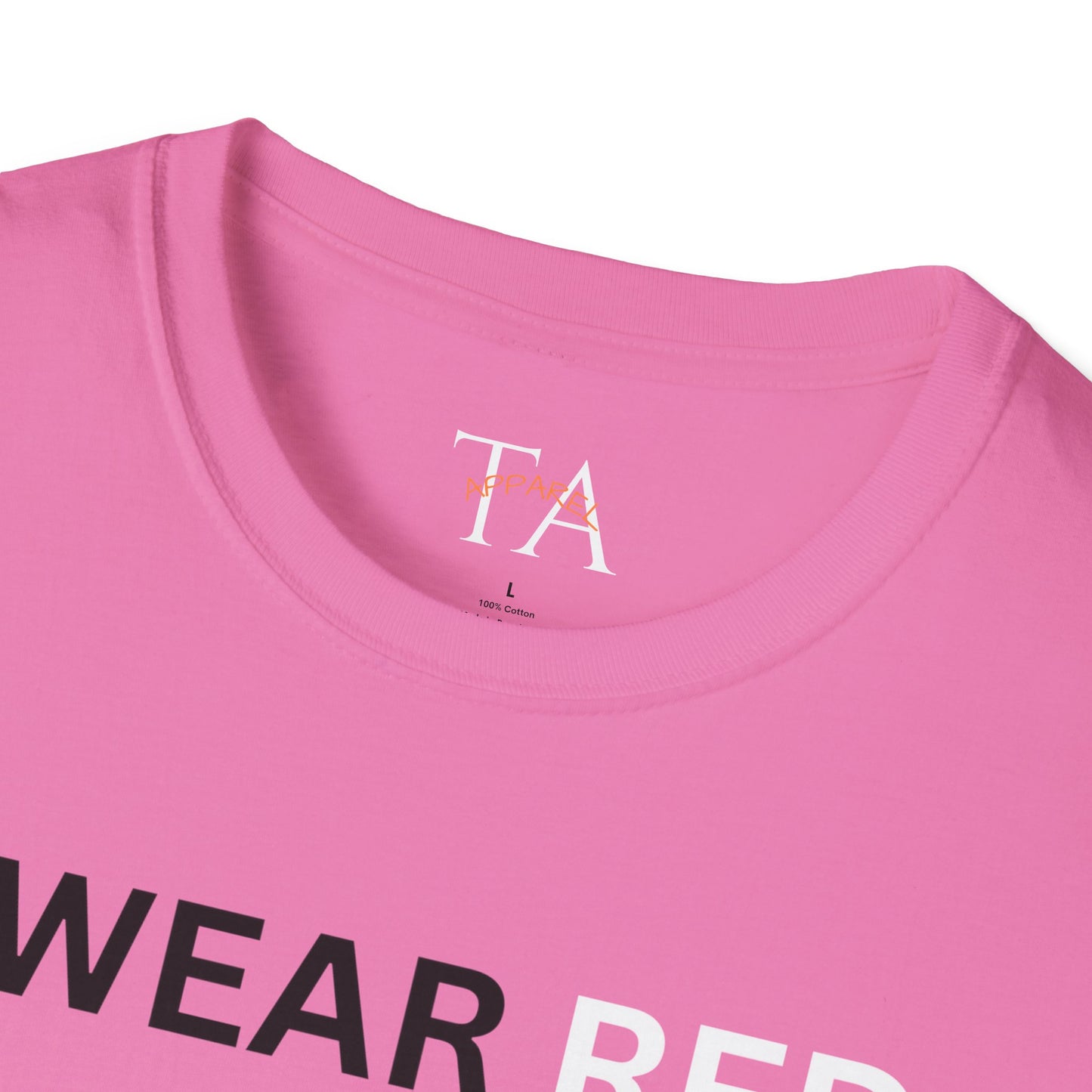 MMIW Unisex Softstyle T-Shirt with 'I Wear Red - MMIW' Design | Awareness Apparel, Indigenous Rights, Casual Wear, Statement Clothing, Gift Idea