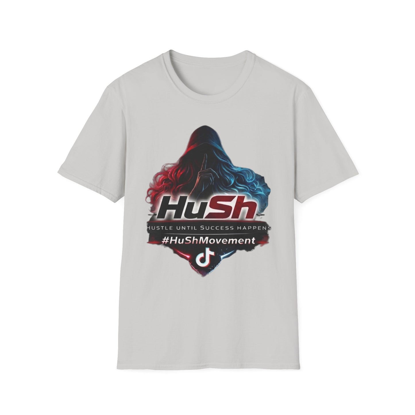 #HuSh Movement feminine Logo T-Shirt | Hustle Until Success Happens